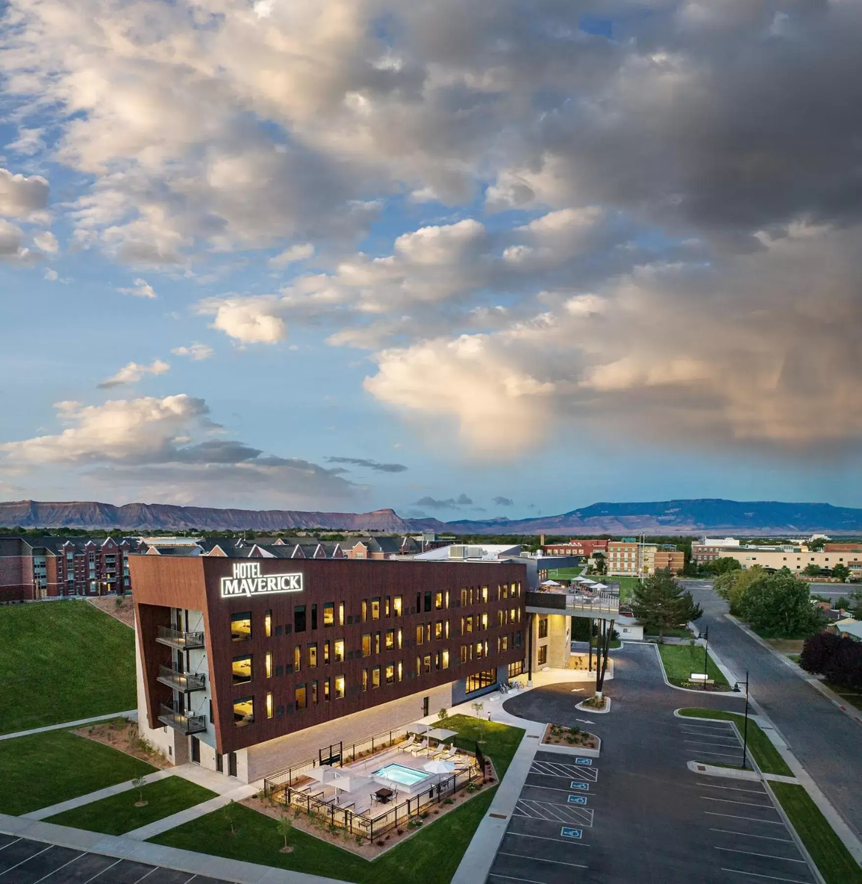 Bird's eye view in Hotel Maverick