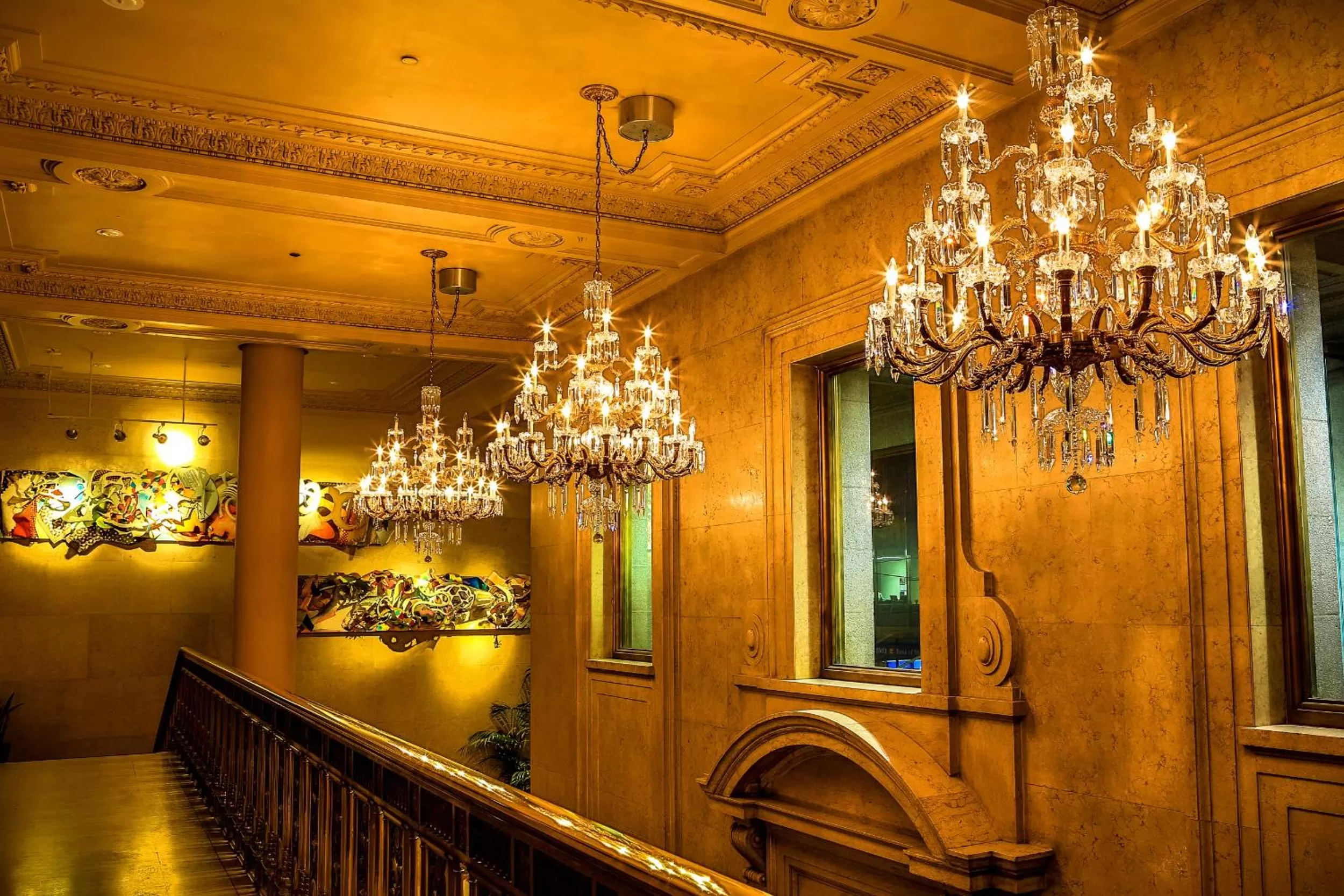 Decorative detail in One King West Hotel and Residence