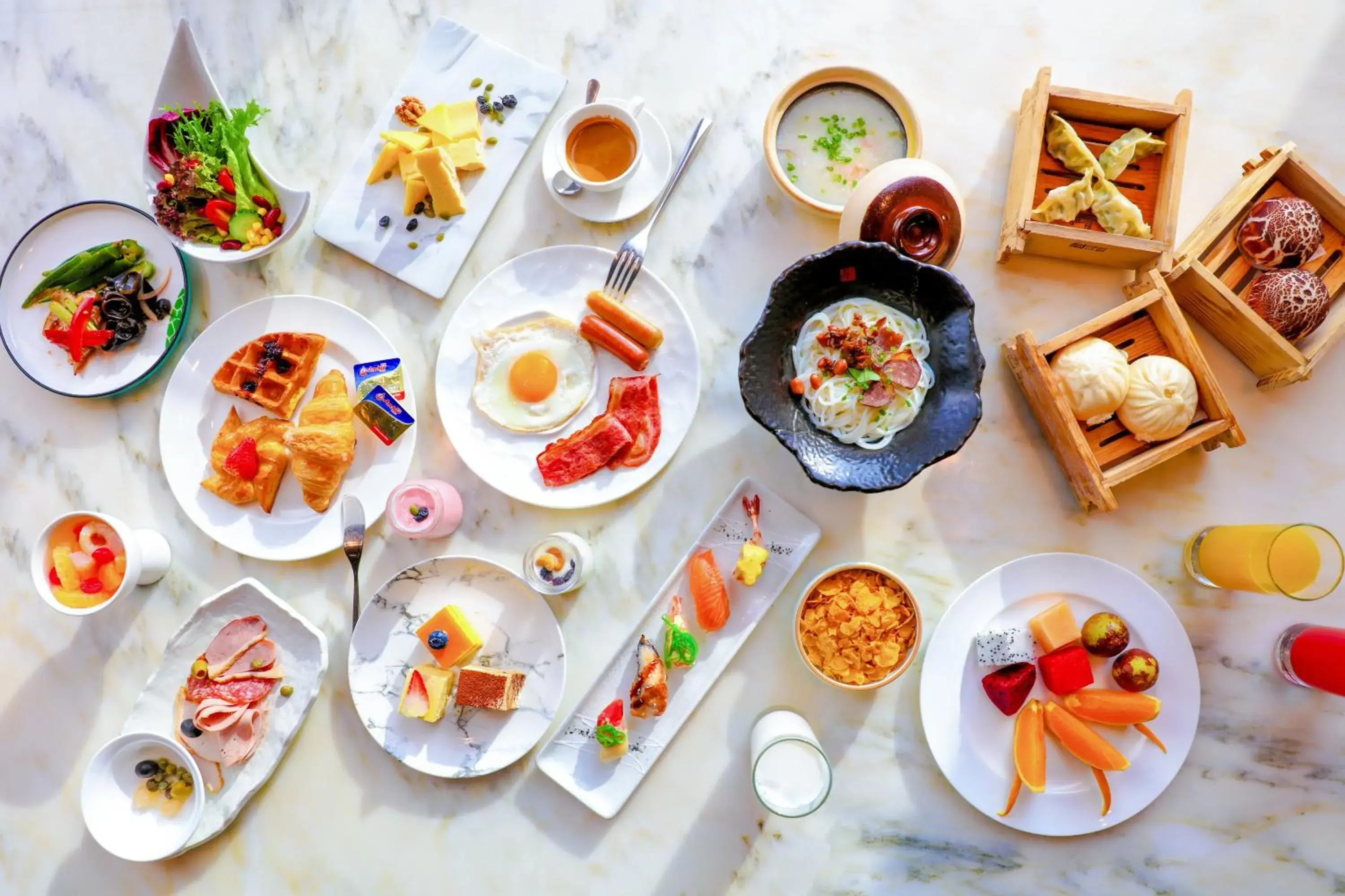 Breakfast in Crowne Plaza Nanning City Center, an IHG Hotel