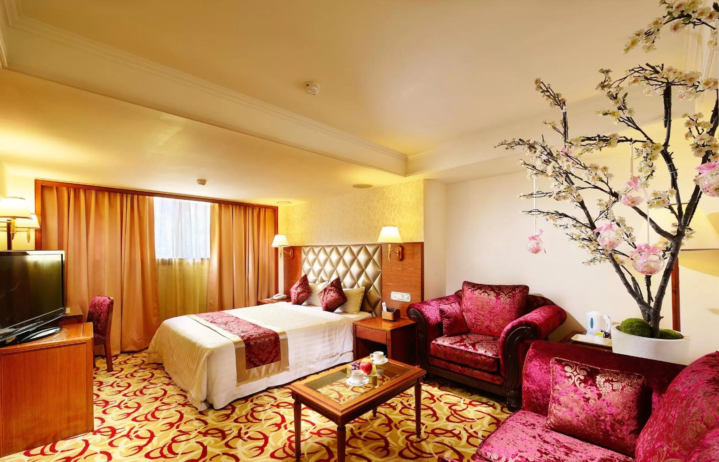 Day, Bed in Chyuan Du Spring Resort