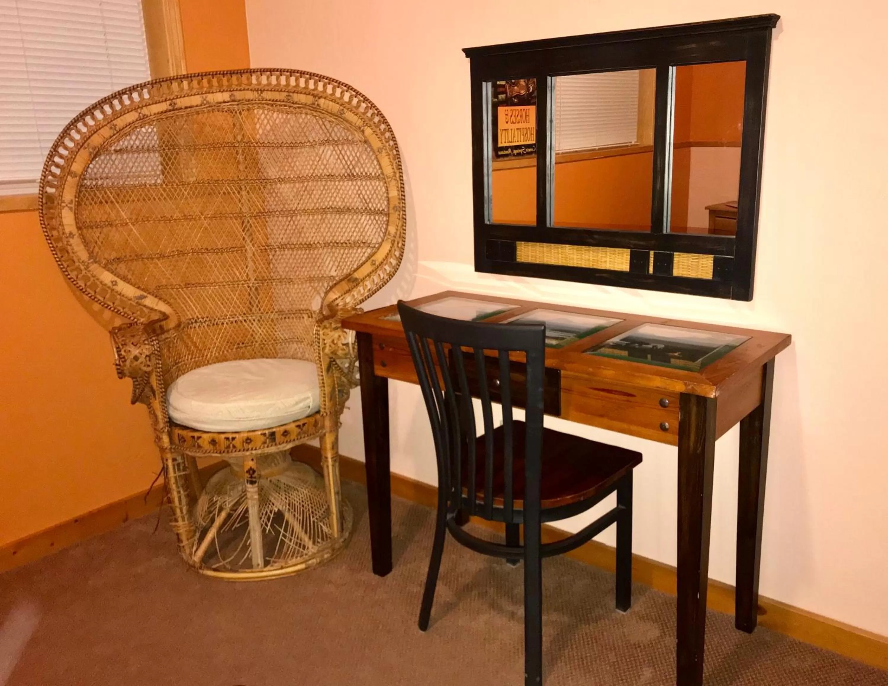 Seating area in Cowboy's Lodge