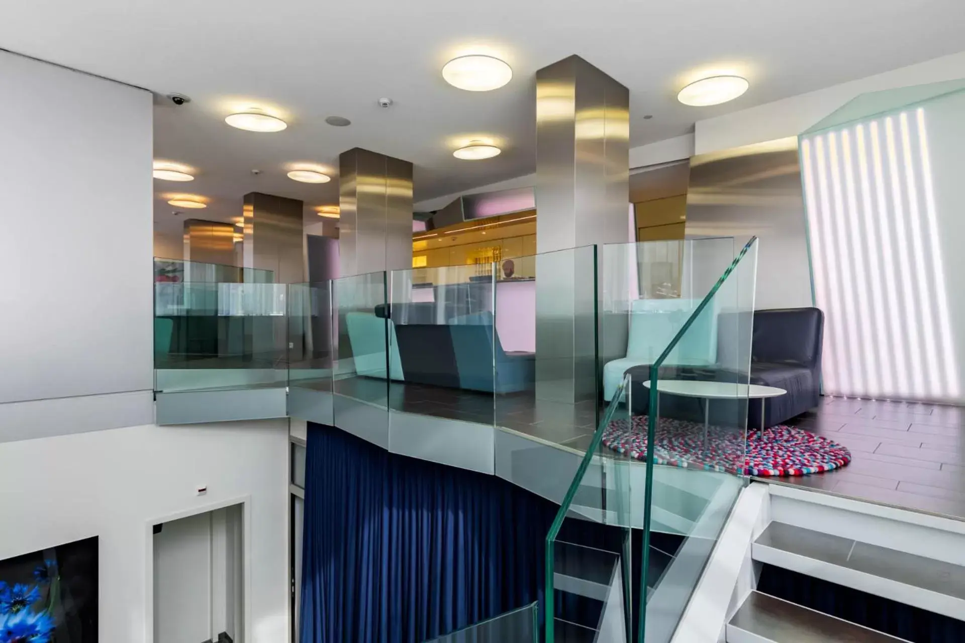 Seating area in Hotel Cristal Design