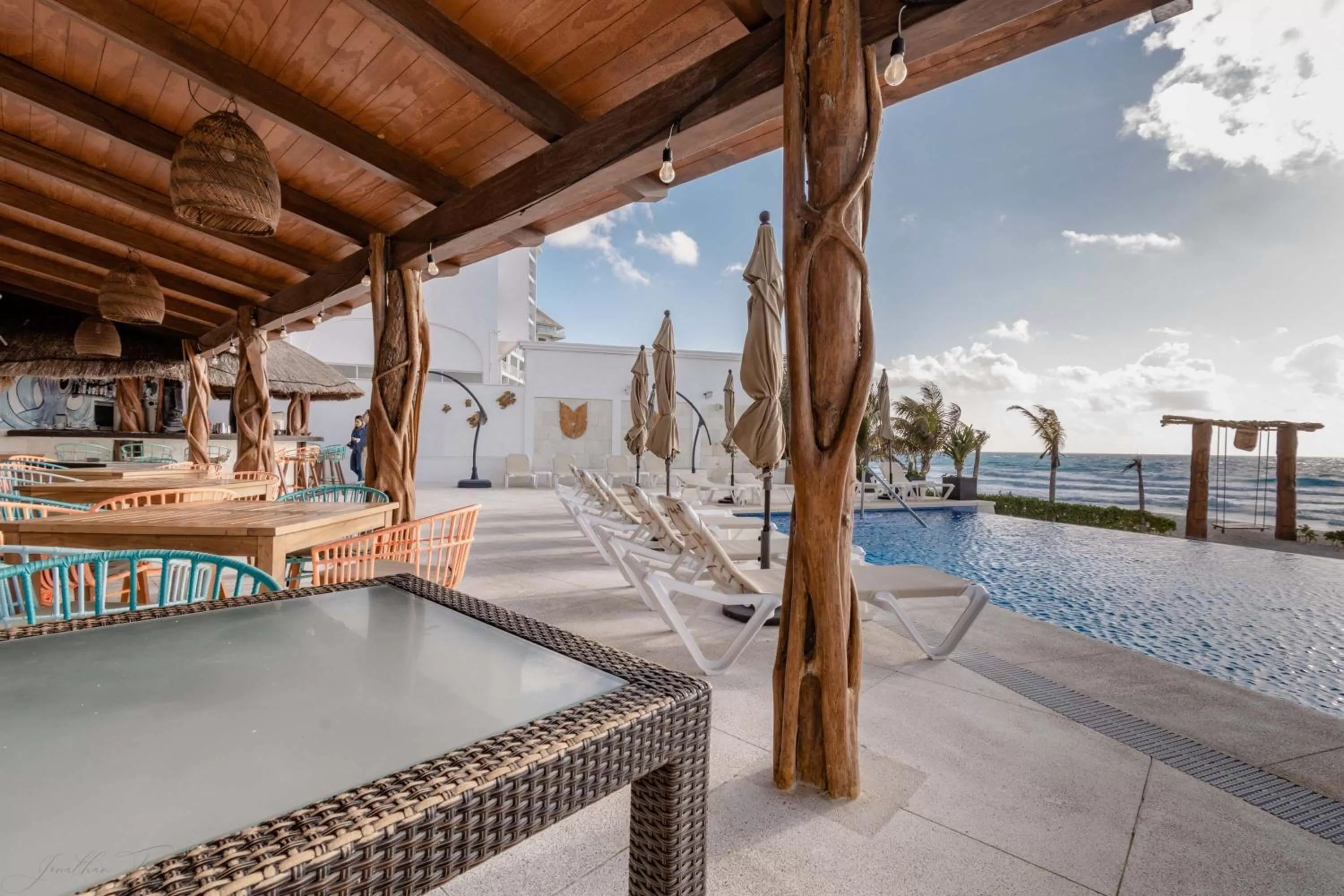 Pool view in Ocean Dream Cancun by GuruHotel