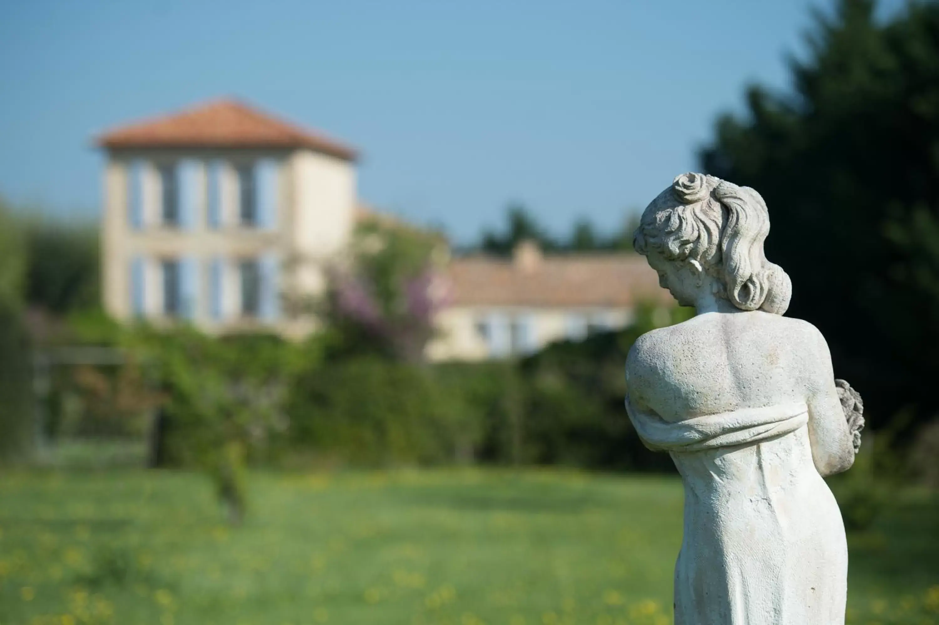 Garden in Les Carmes and spa