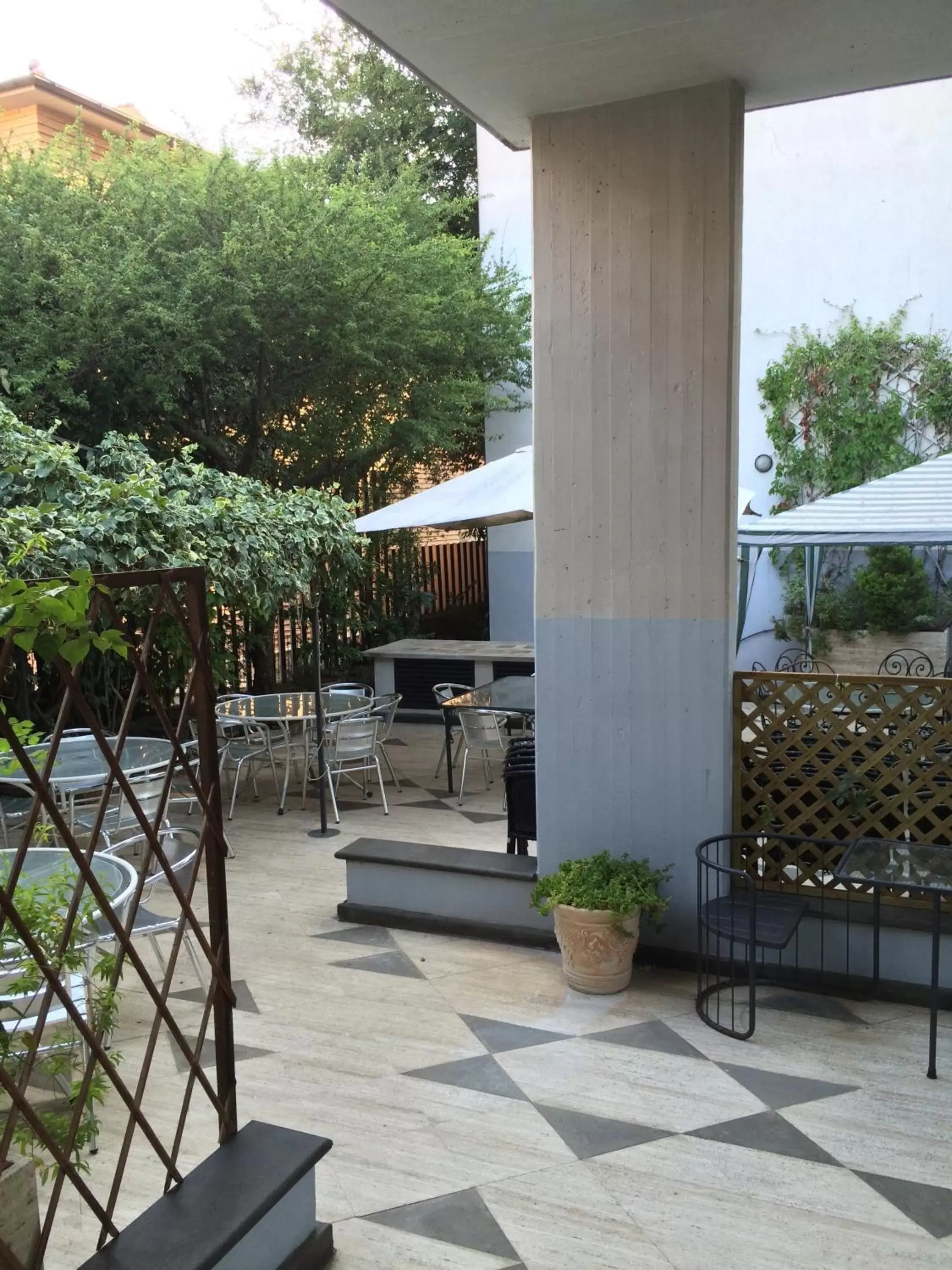 Patio in Hotel Letizia