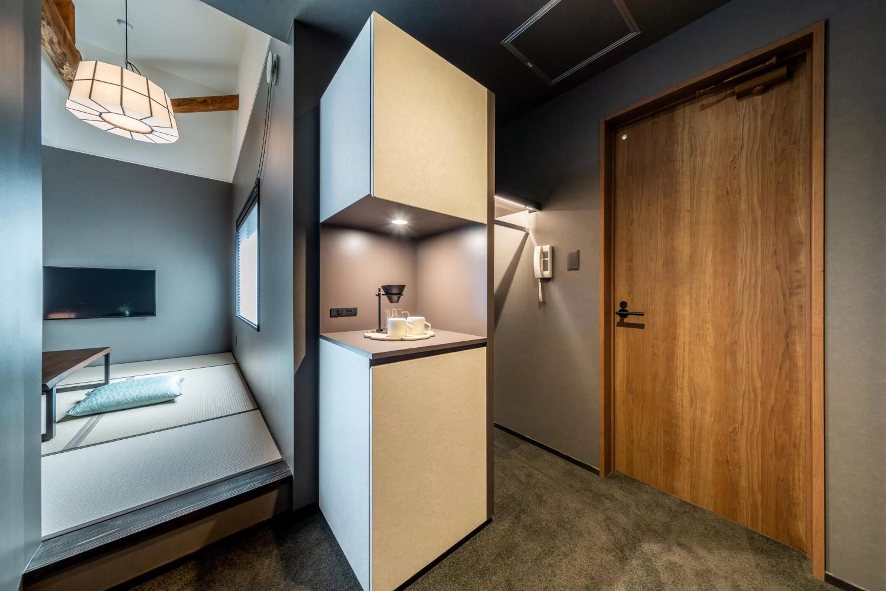 Photo of the whole room, Bed in THE MACHIYA HOTEL TAKAYAMA