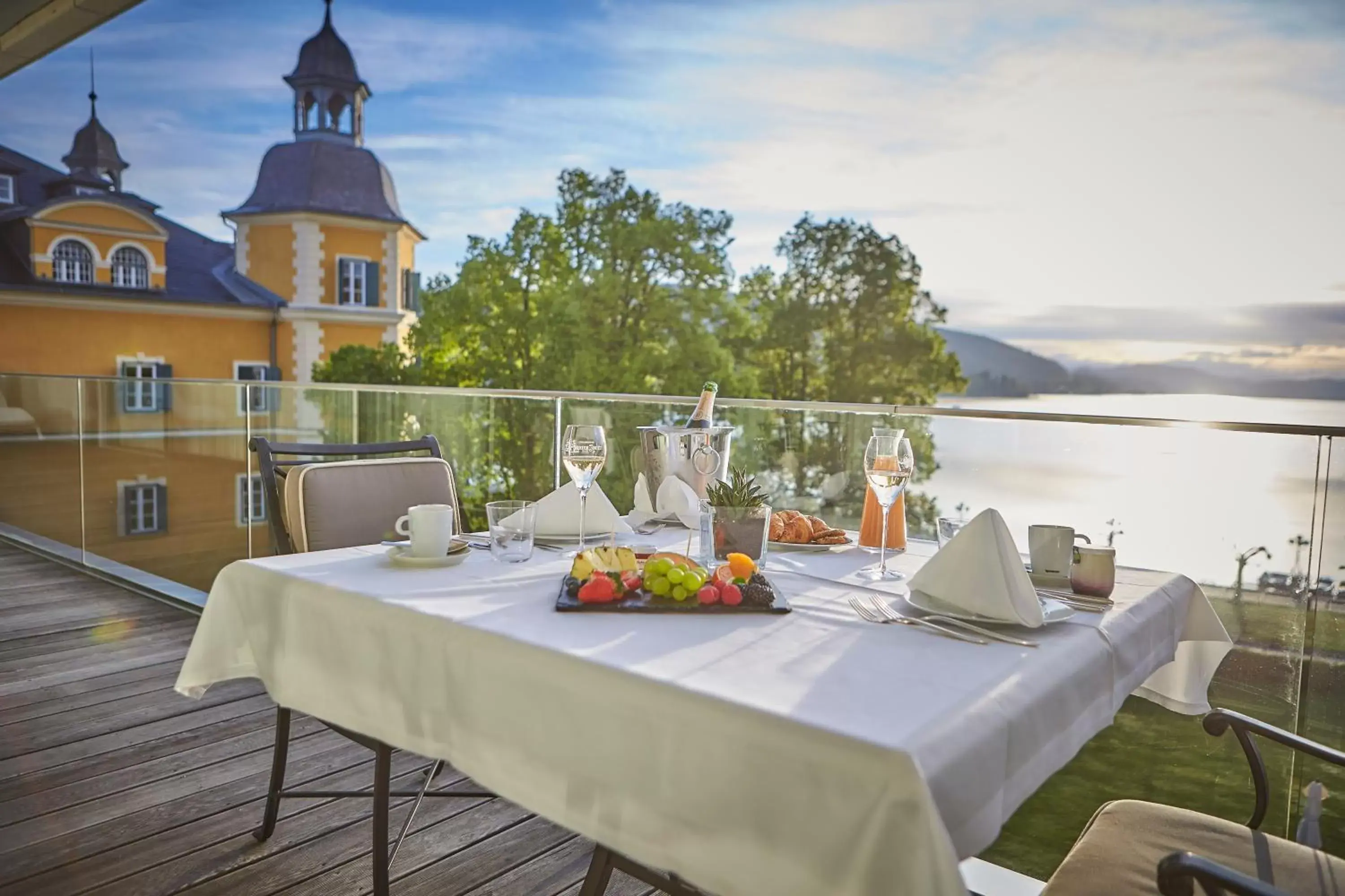 Lake view in Falkensteiner Schlosshotel Velden – The Leading Hotels of the World