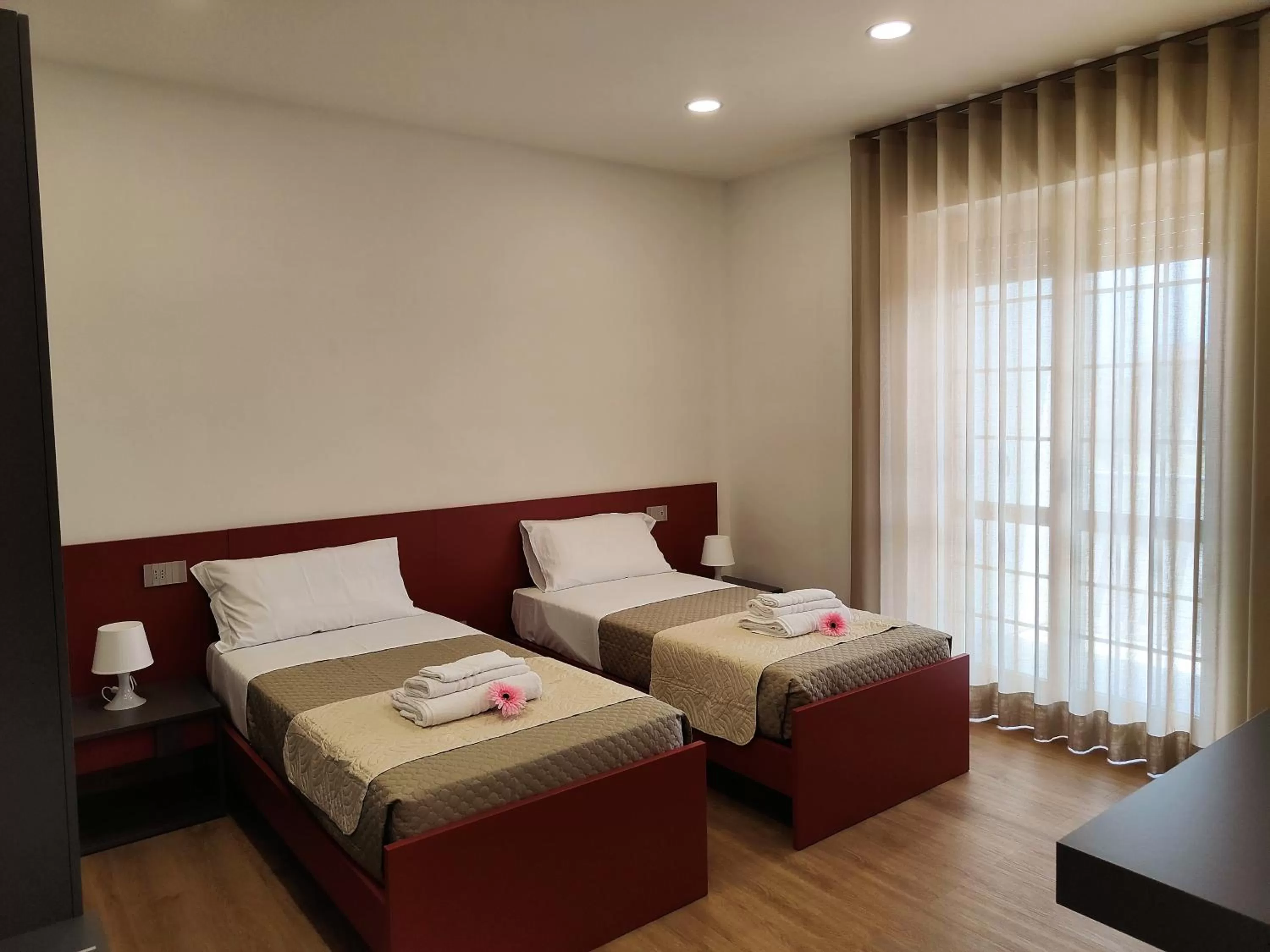 Bed in Pompeya Bed and Breakfast