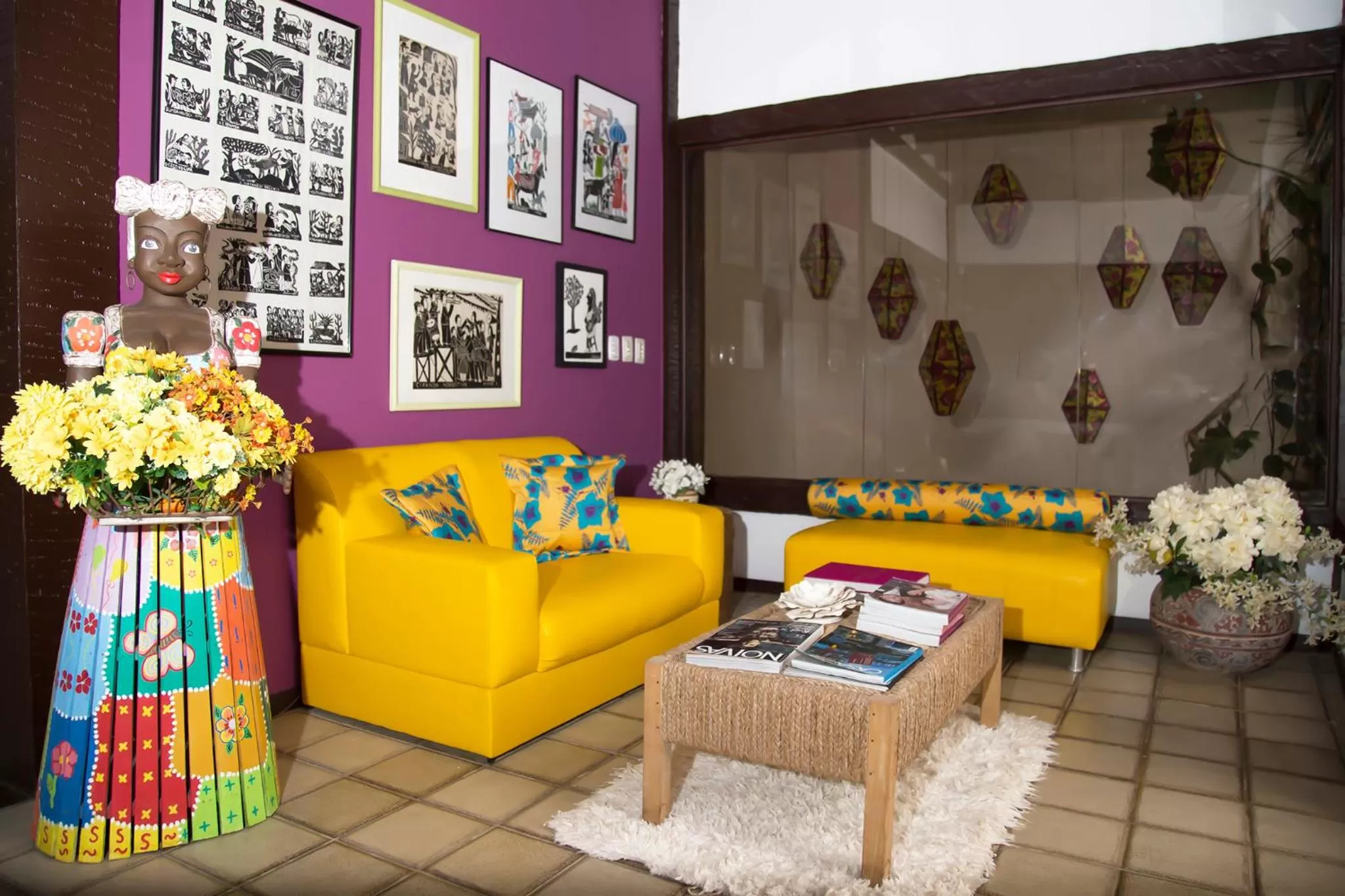 Lobby or reception in Hospedaria Entre Amigos