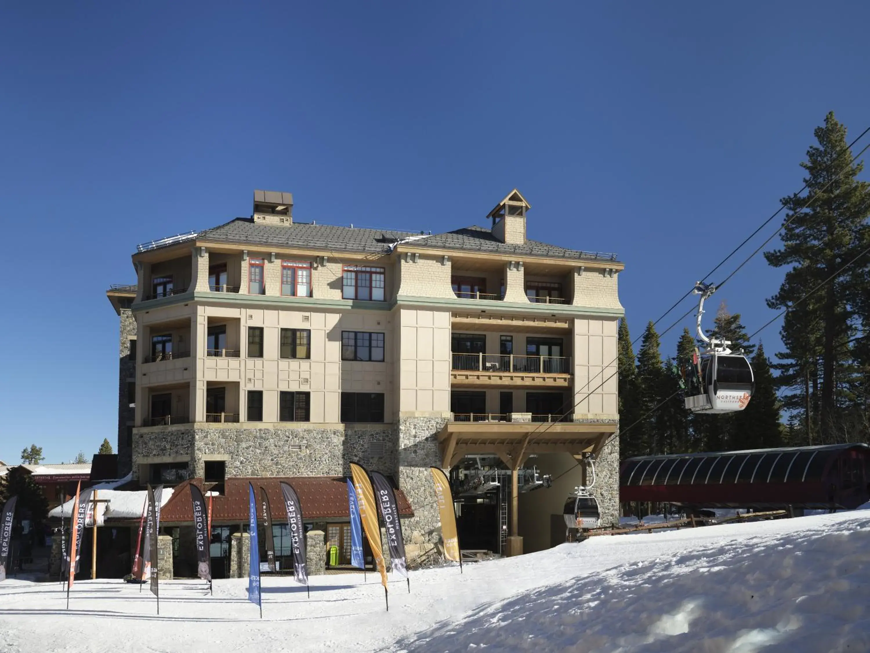 Property building, Winter in One Village Place by Vacation Club Rentals