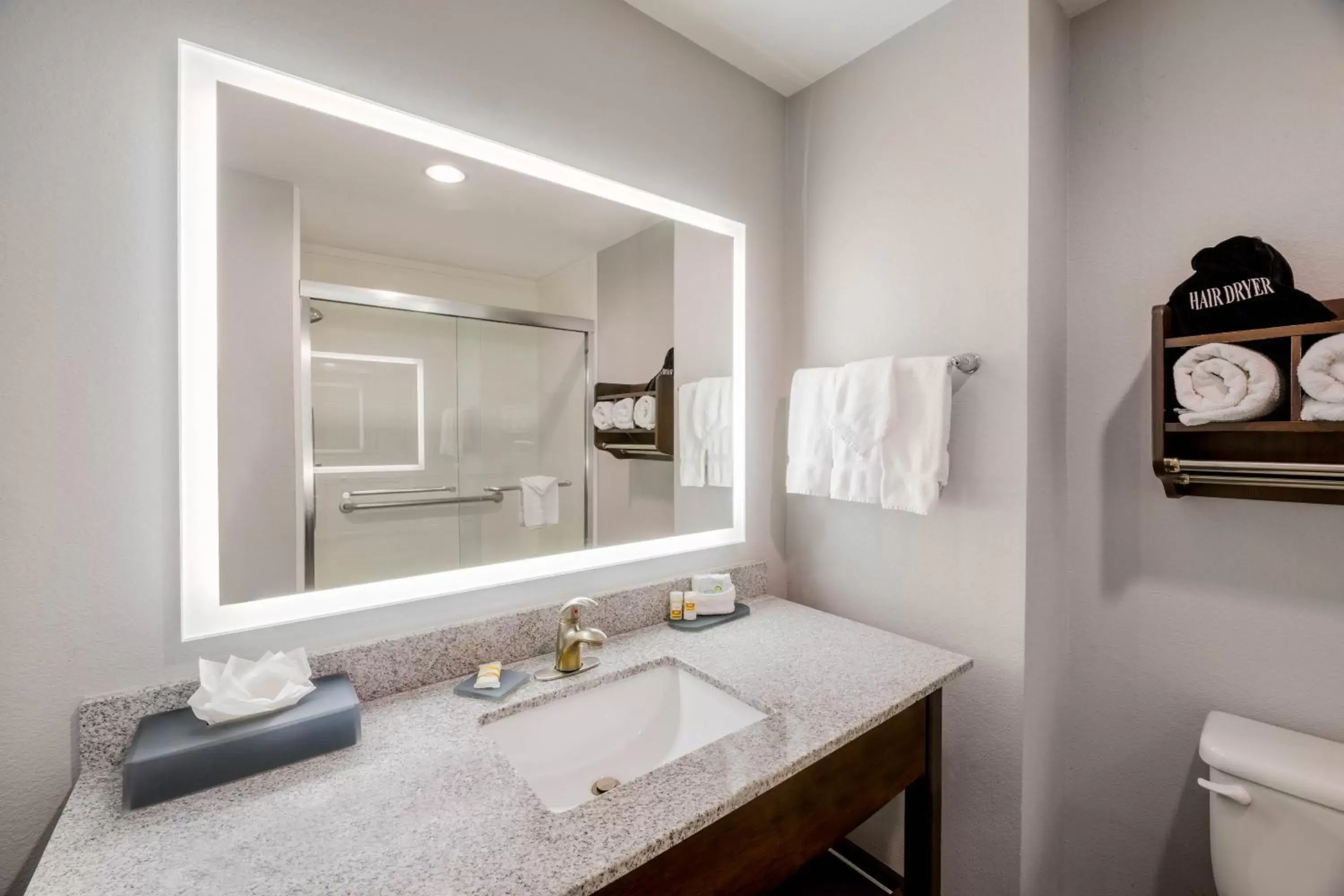 Bathroom in La Quinta by Wyndham Fort Worth Eastchase