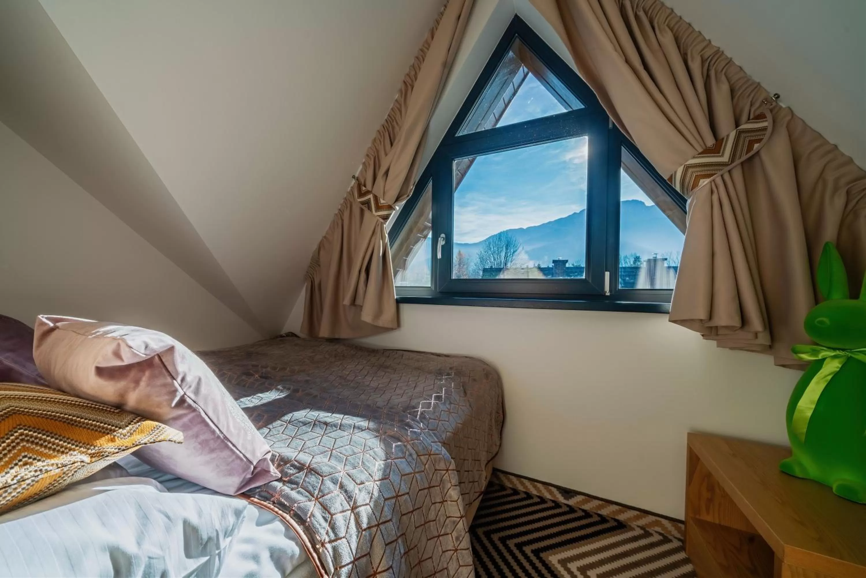 Bed in Serce Tatr Residence Zakopane - blisko Krupówek