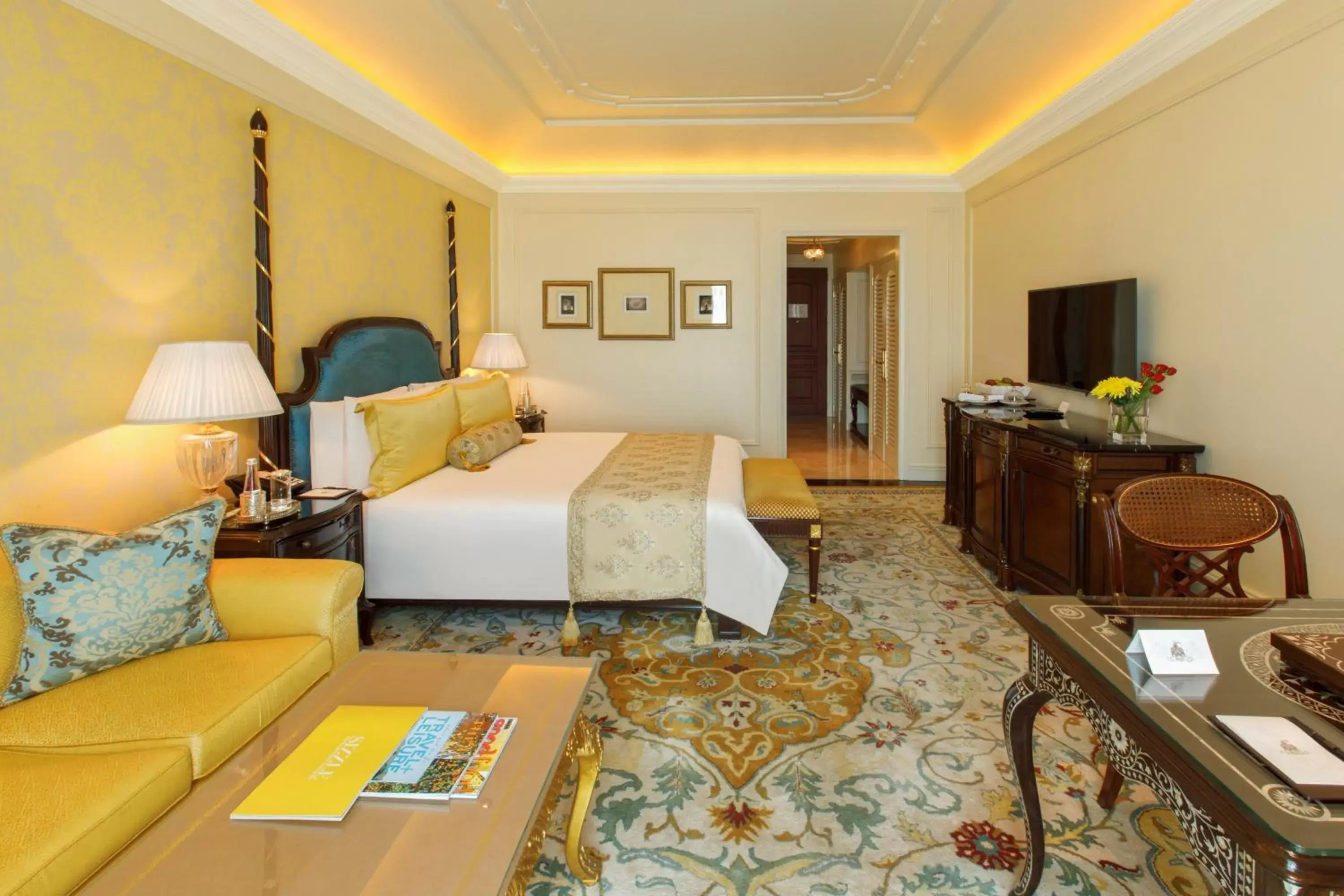 Seating area in The Leela Palace New Delhi