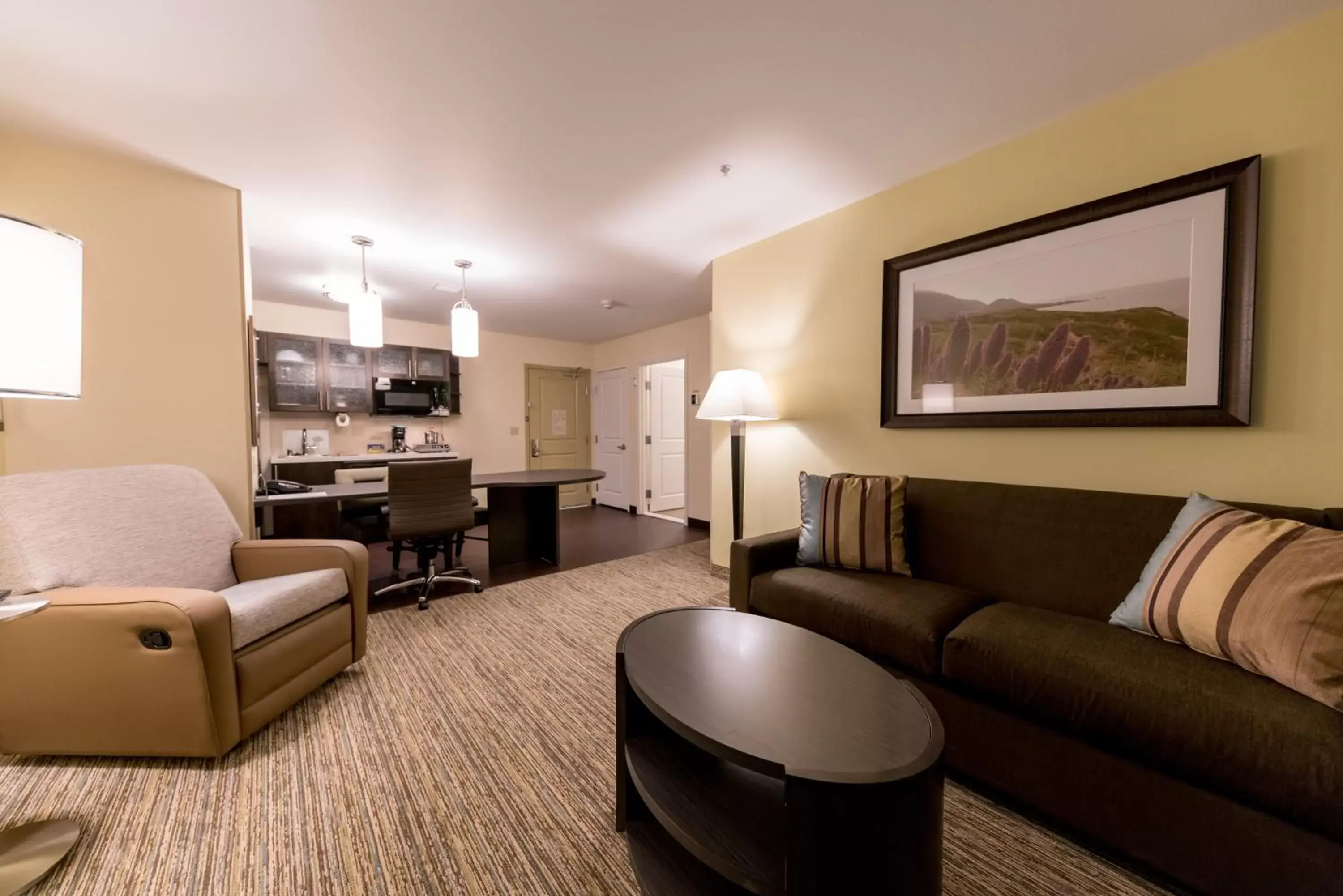 Photo of the whole room, Seating Area in Candlewood Suites - Fairbanks, an IHG Hotel