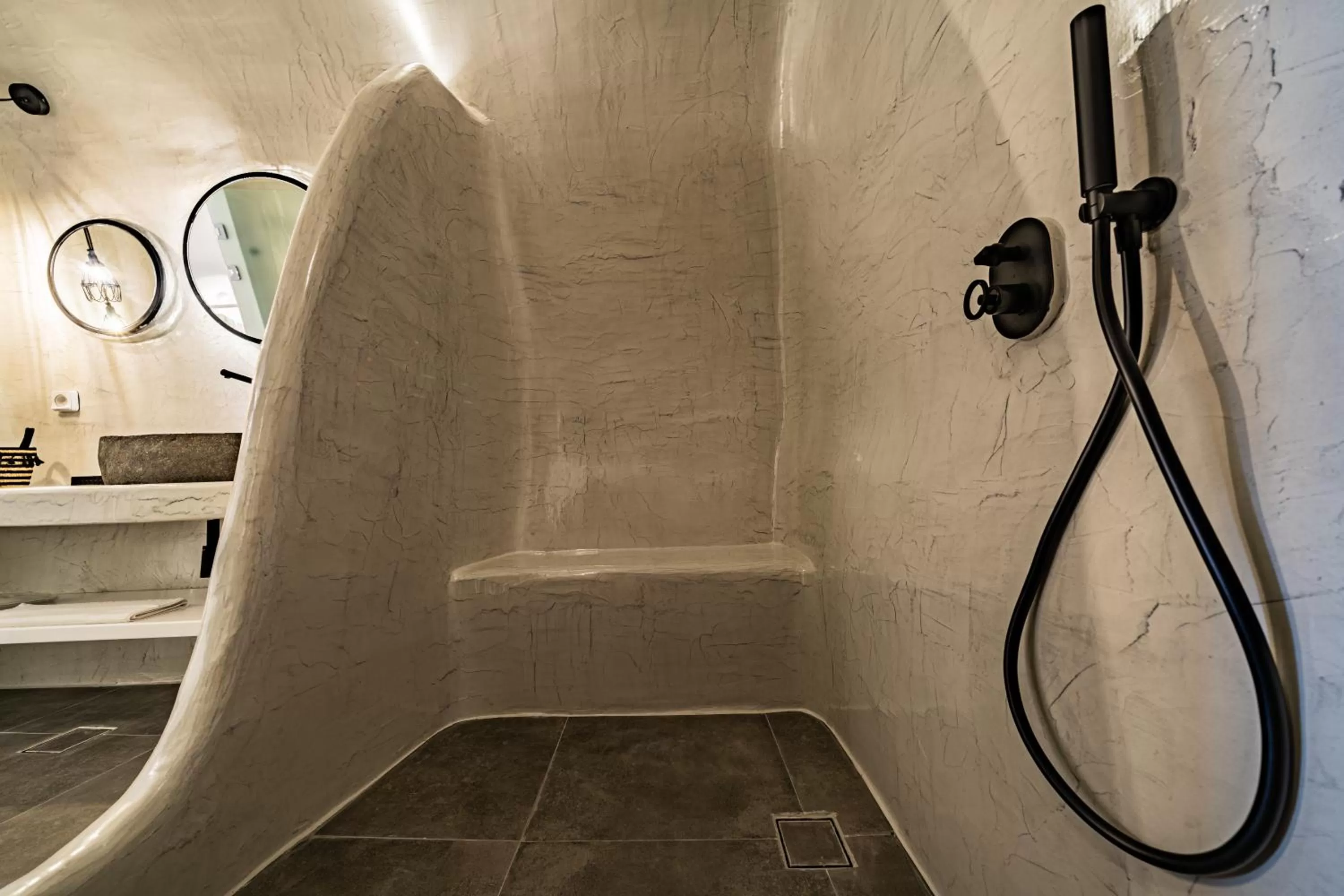 Bathroom in Eternity Suites Santorini