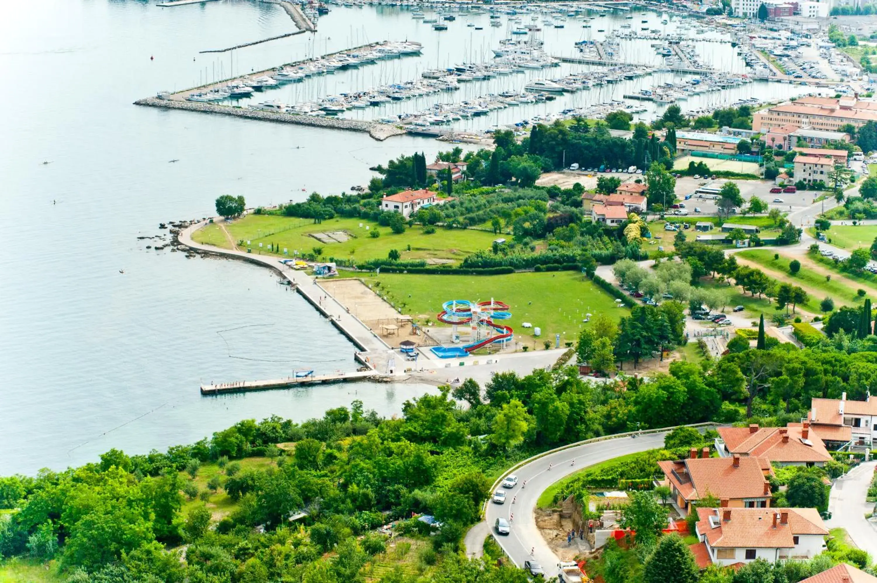 Bird's eye view, Bird's-eye View in Hotel Mirta - San Simon Resort