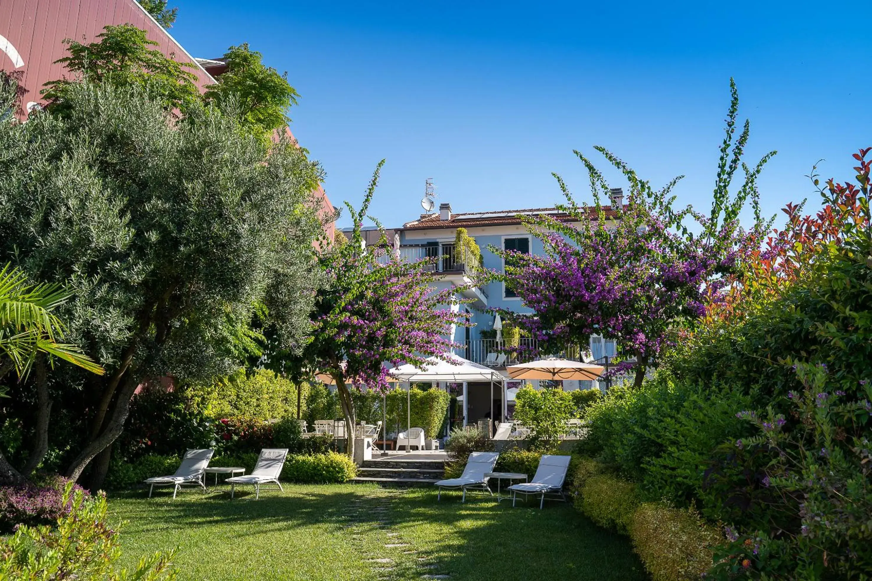 Property building, Garden in Blu Hotel