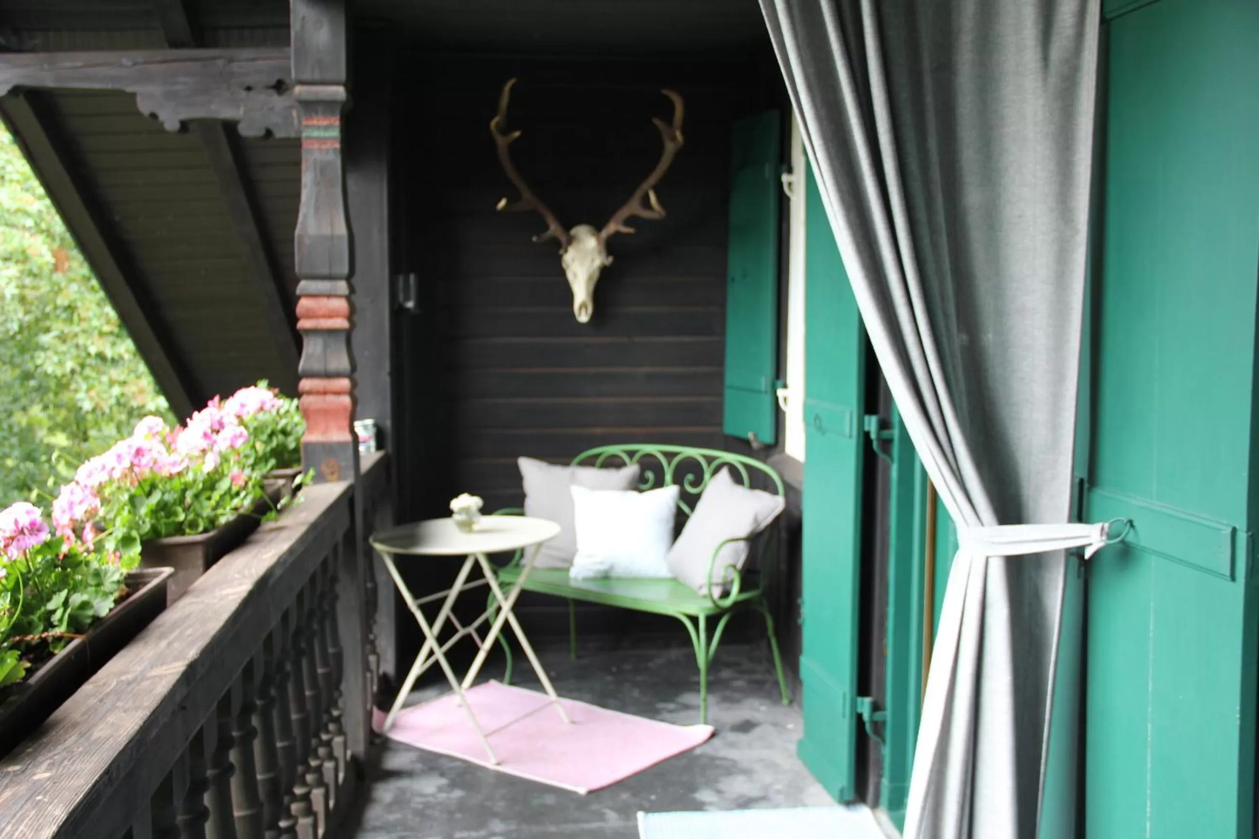 Balcony/Terrace in Villa Zollhaus Bed & Breakfast