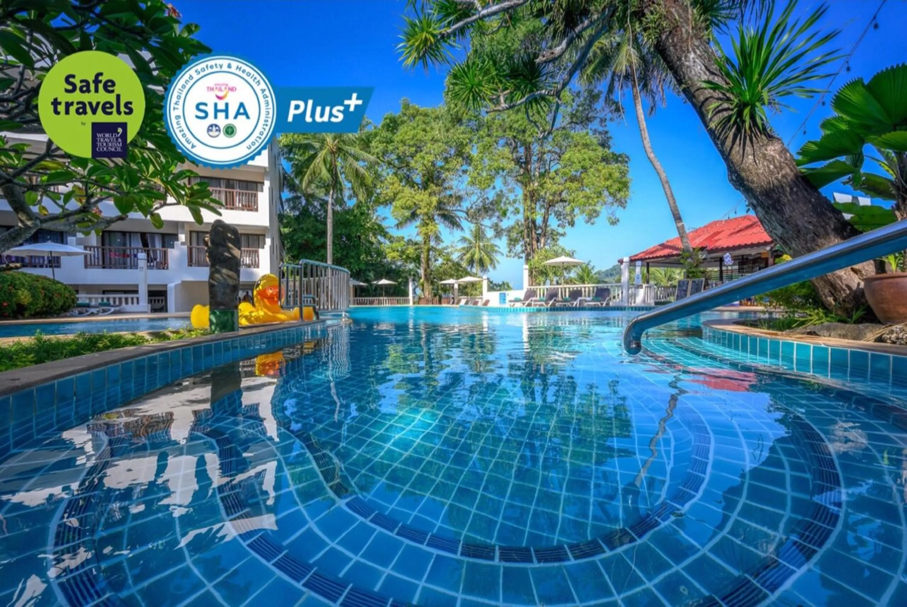 Swimming pool in Patong Lodge Hotel - Thailand's Green Hotel Plus