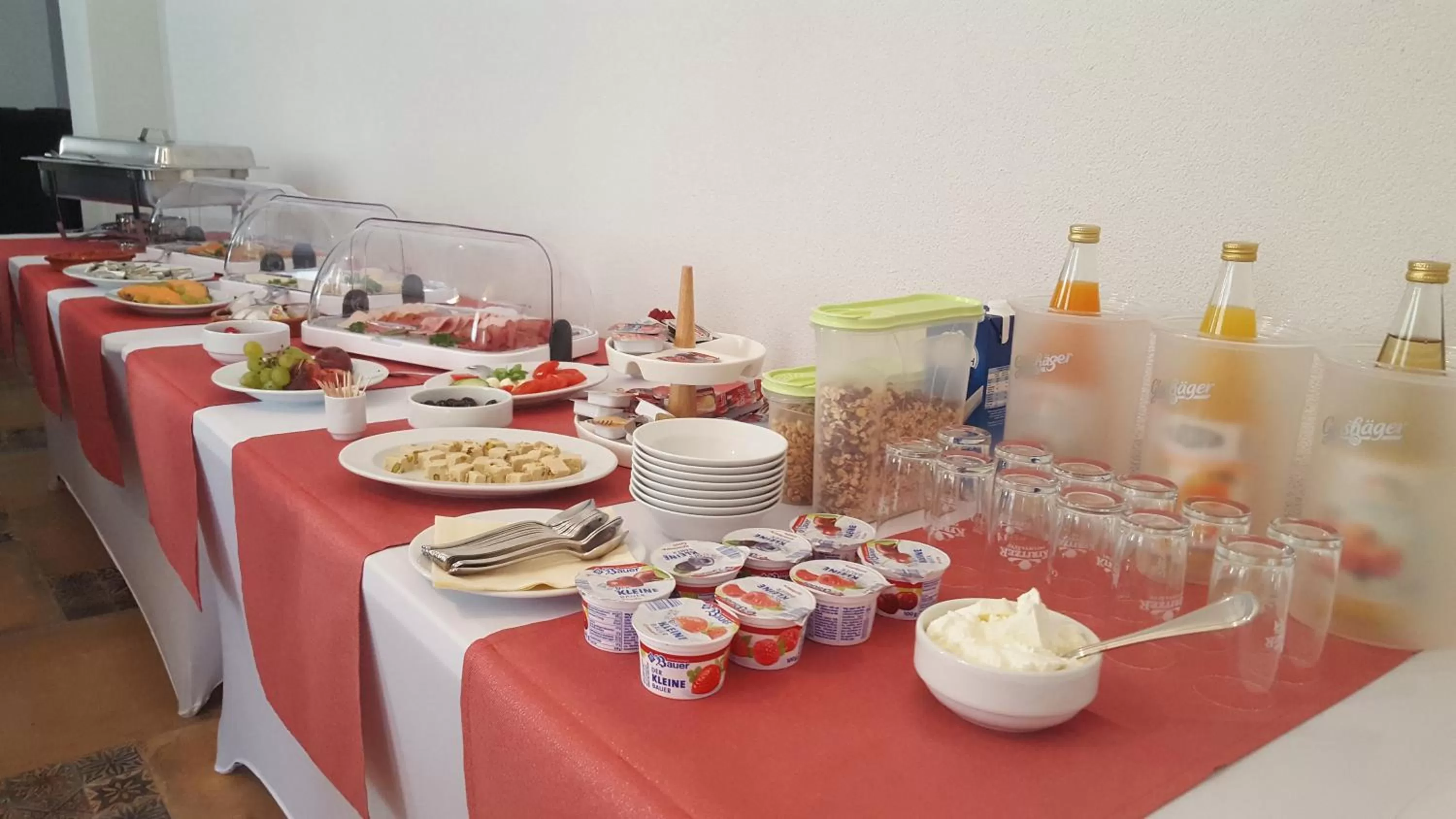 Buffet breakfast in Novel Hotel