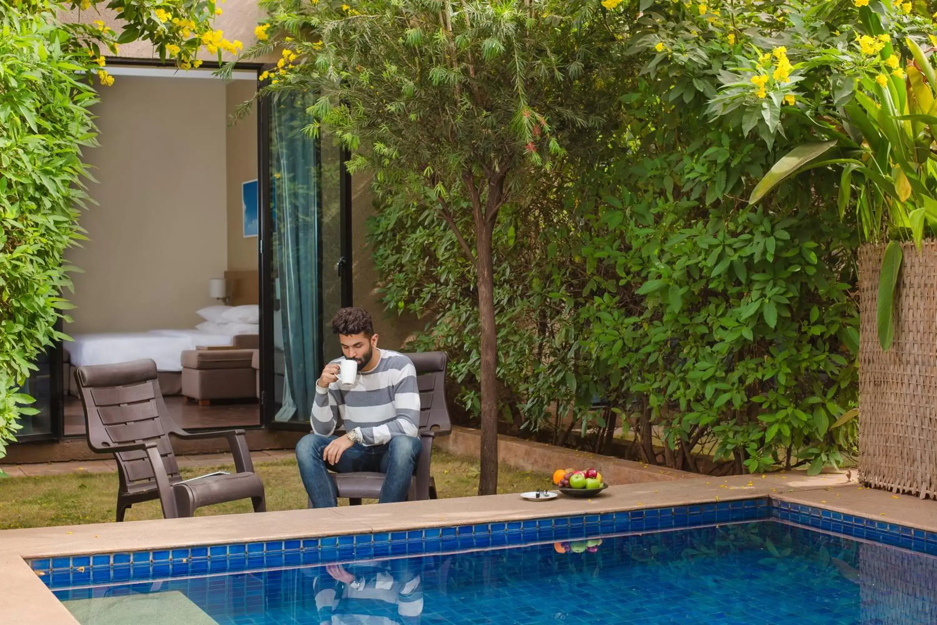 People, Swimming Pool in Hyatt Place Hampi