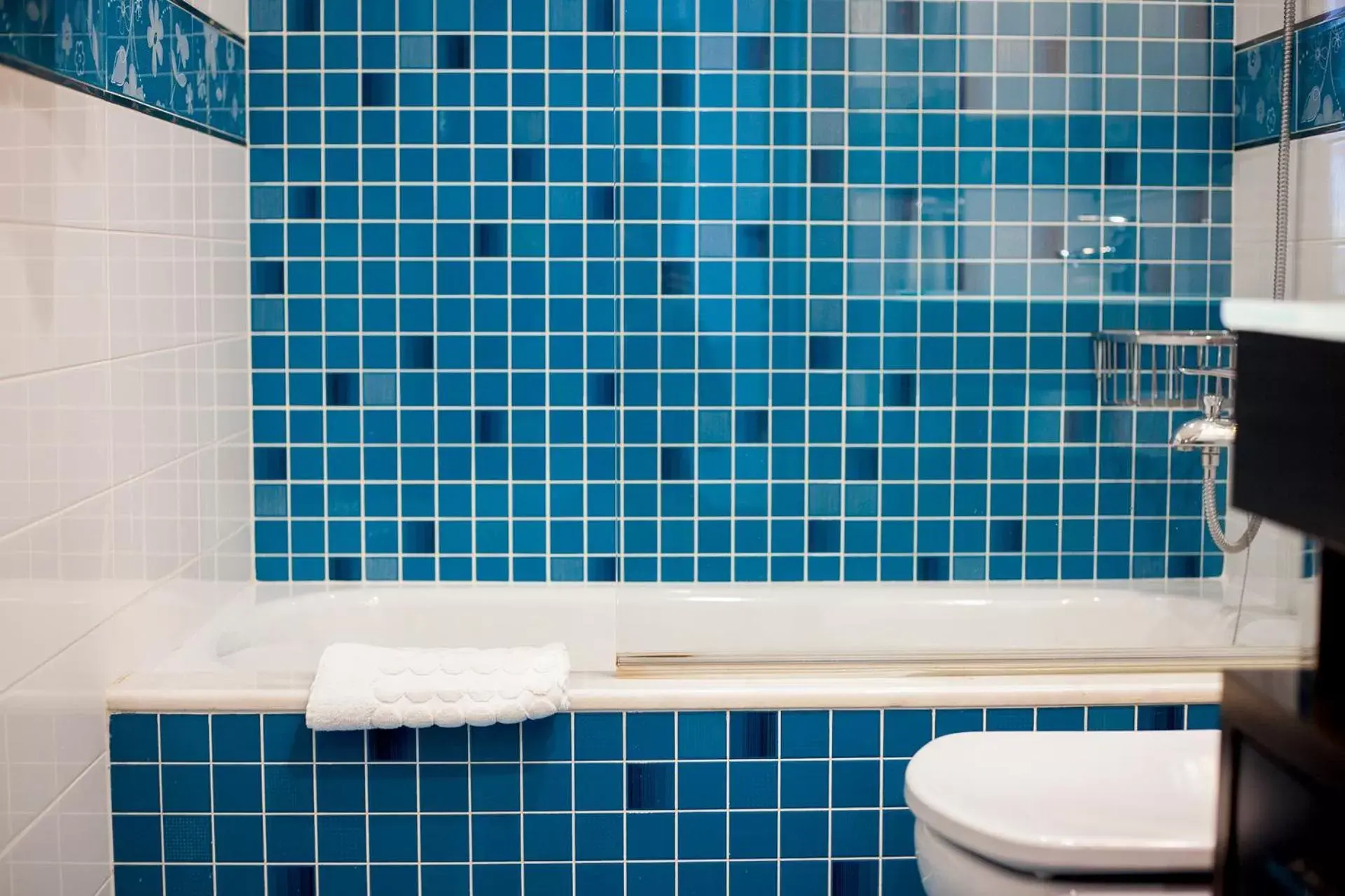 Shower, Bathroom in Apartamentos Villa Zoila Baiona