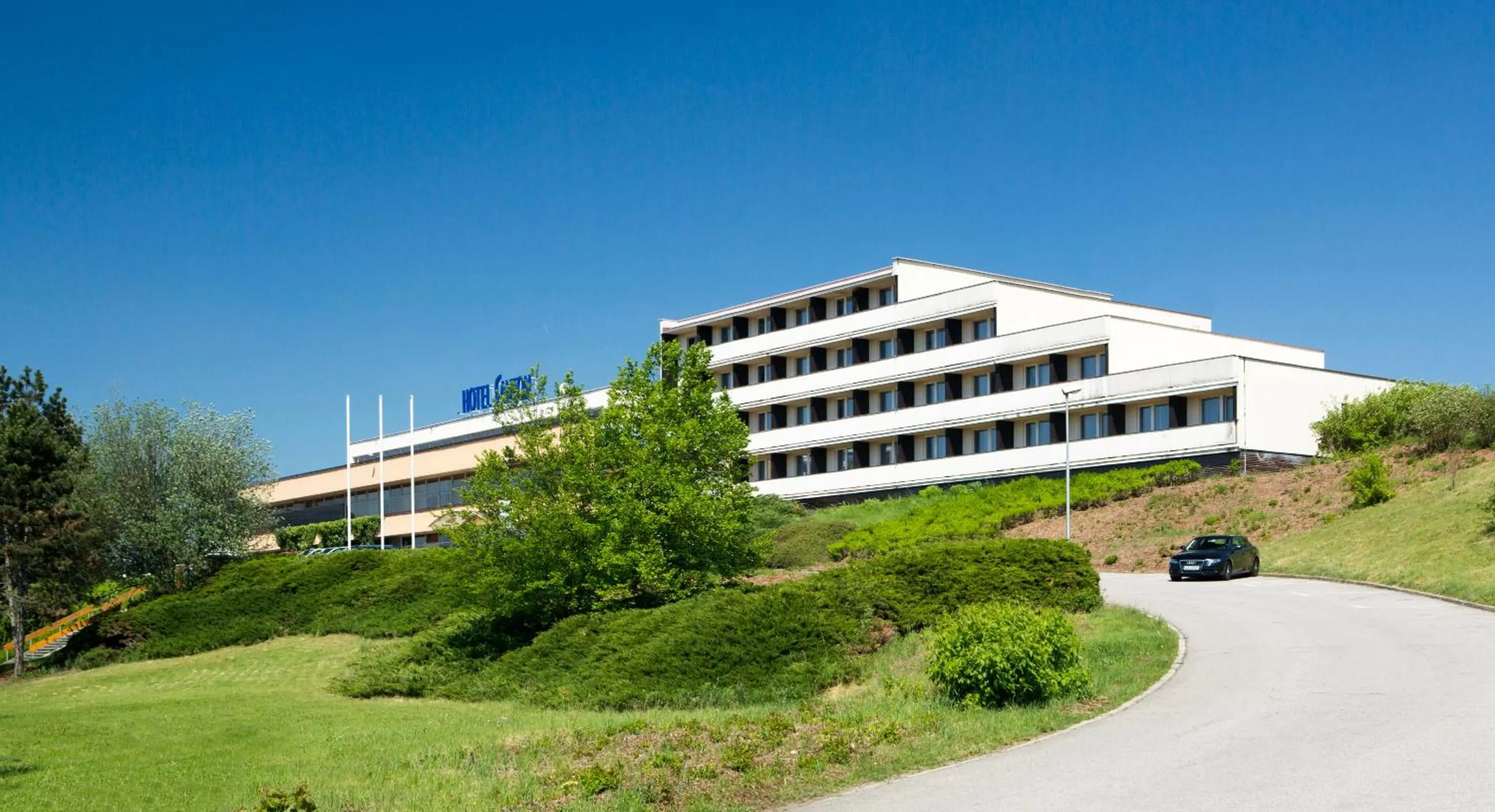Facade/entrance in OREA Resort Santon Brno