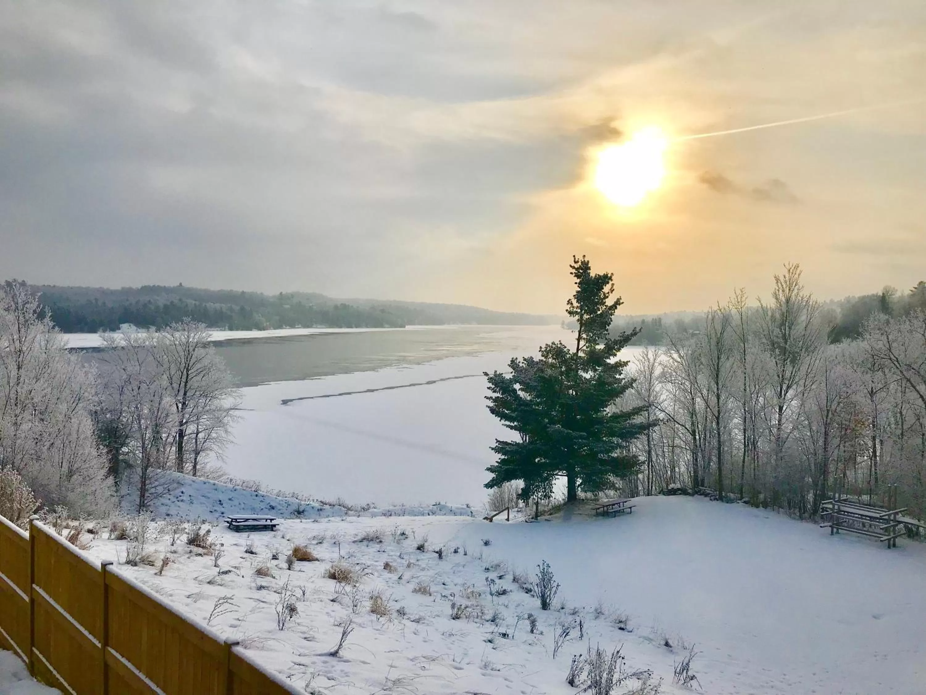 Natural landscape, Winter in Auberge Tom B&B