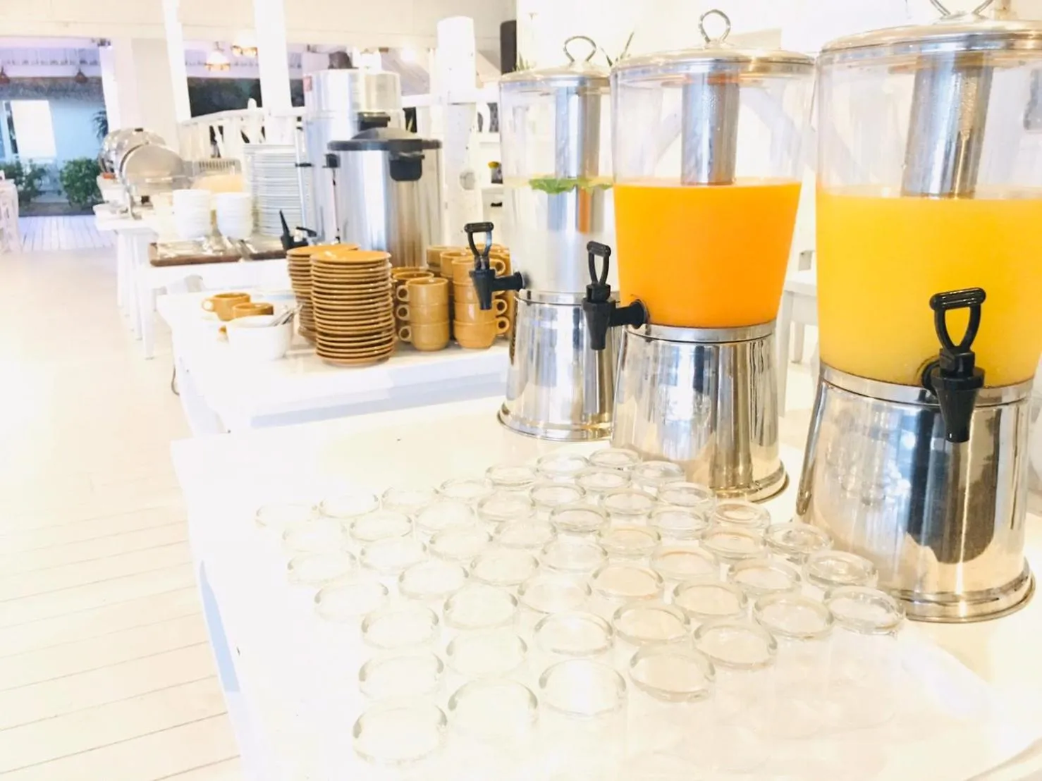 Breakfast in Sand Sea Beach Resort