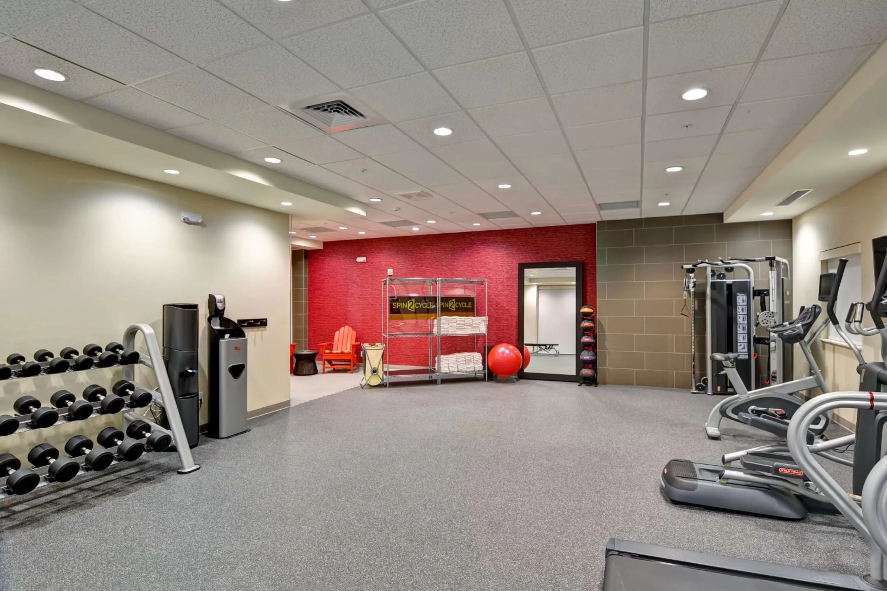 Fitness centre/facilities in Home2 Suites By Hilton Lafayette