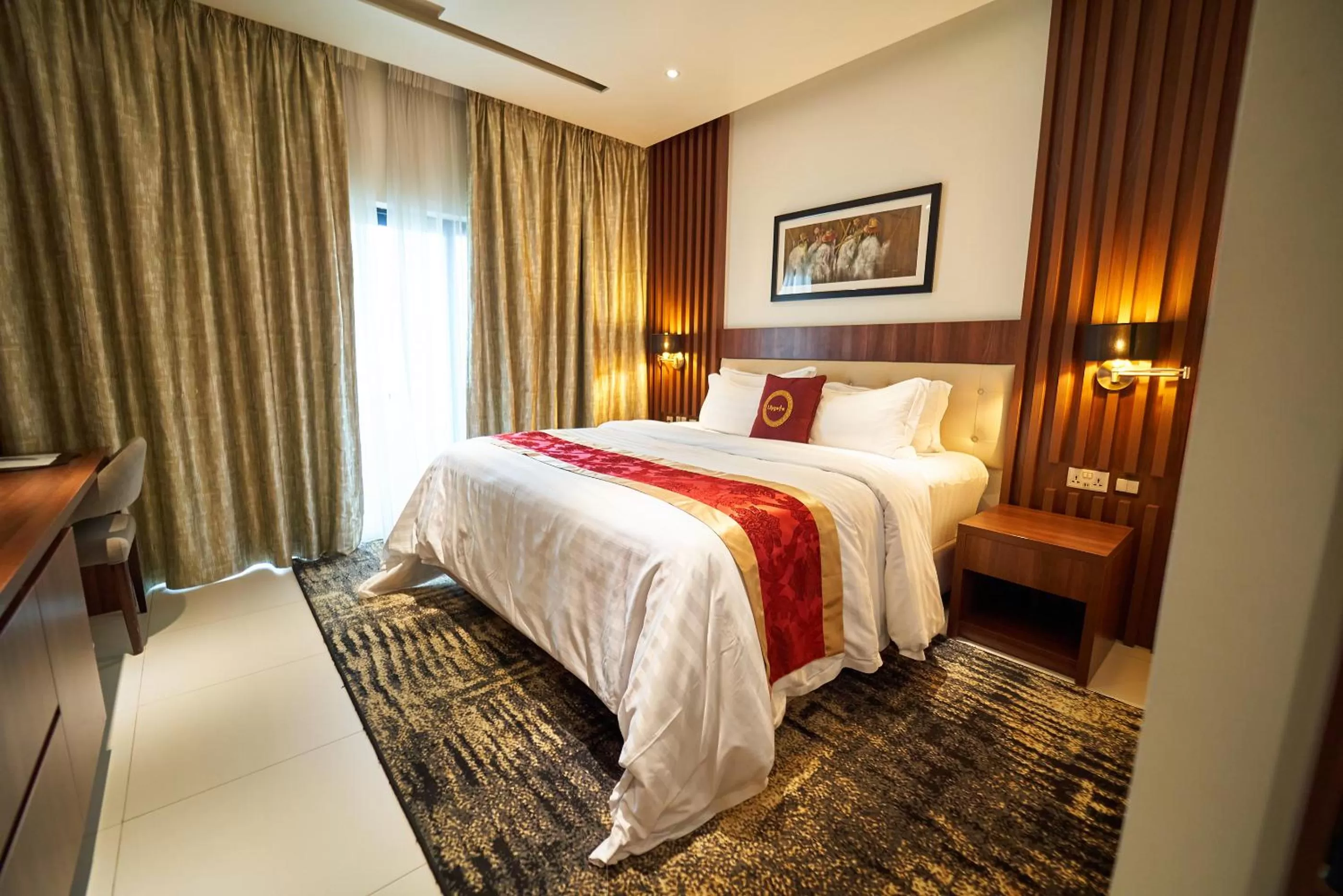 Bedroom, Bed in The Lilygate Lagos