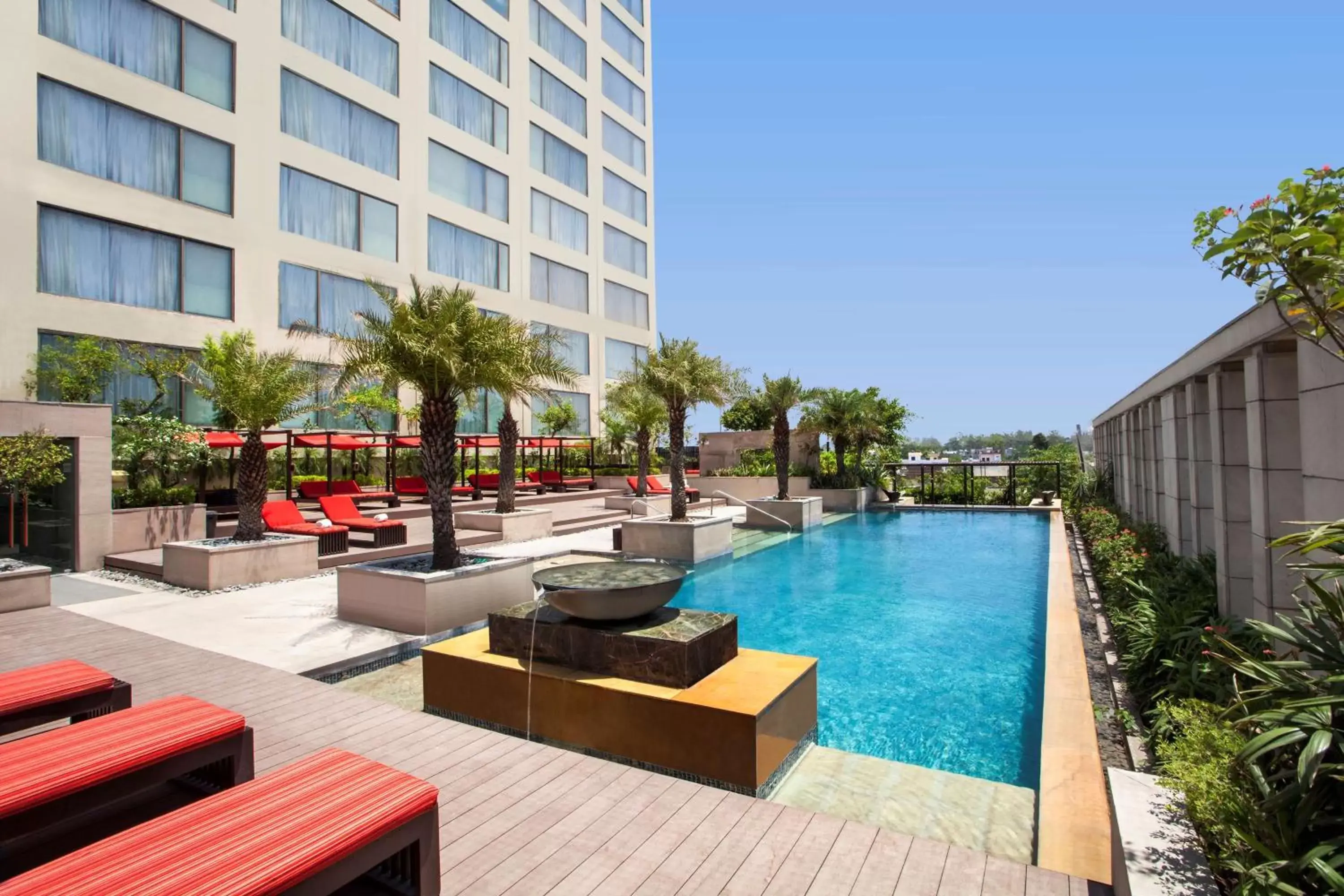Swimming pool in Hyatt Regency Amritsar Hotel & Spa Swimming pool in Hyatt Regency Amritsar Hotel & Spa