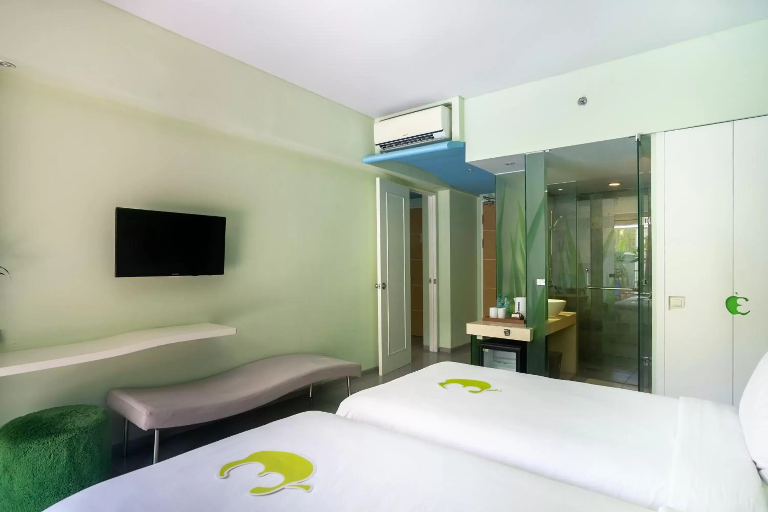 Bedroom, Bed in EDEN Hotel Kuta Bali