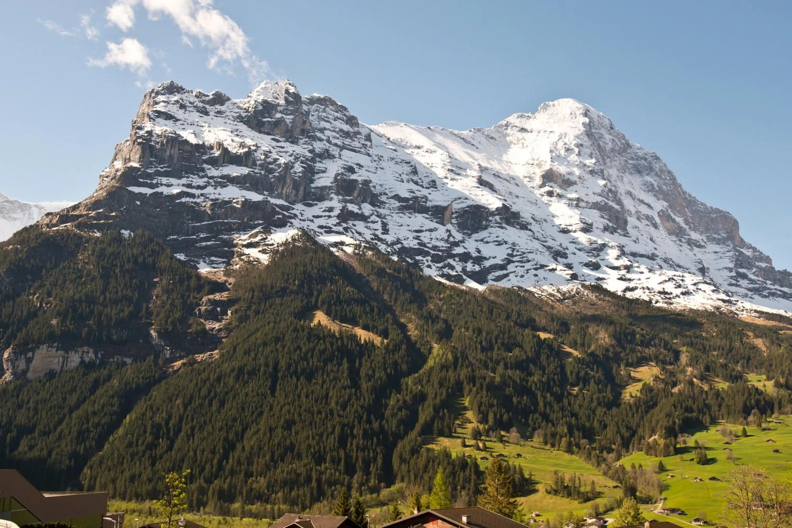 Balcony/Terrace in Hotel Bernerhof Grindelwald