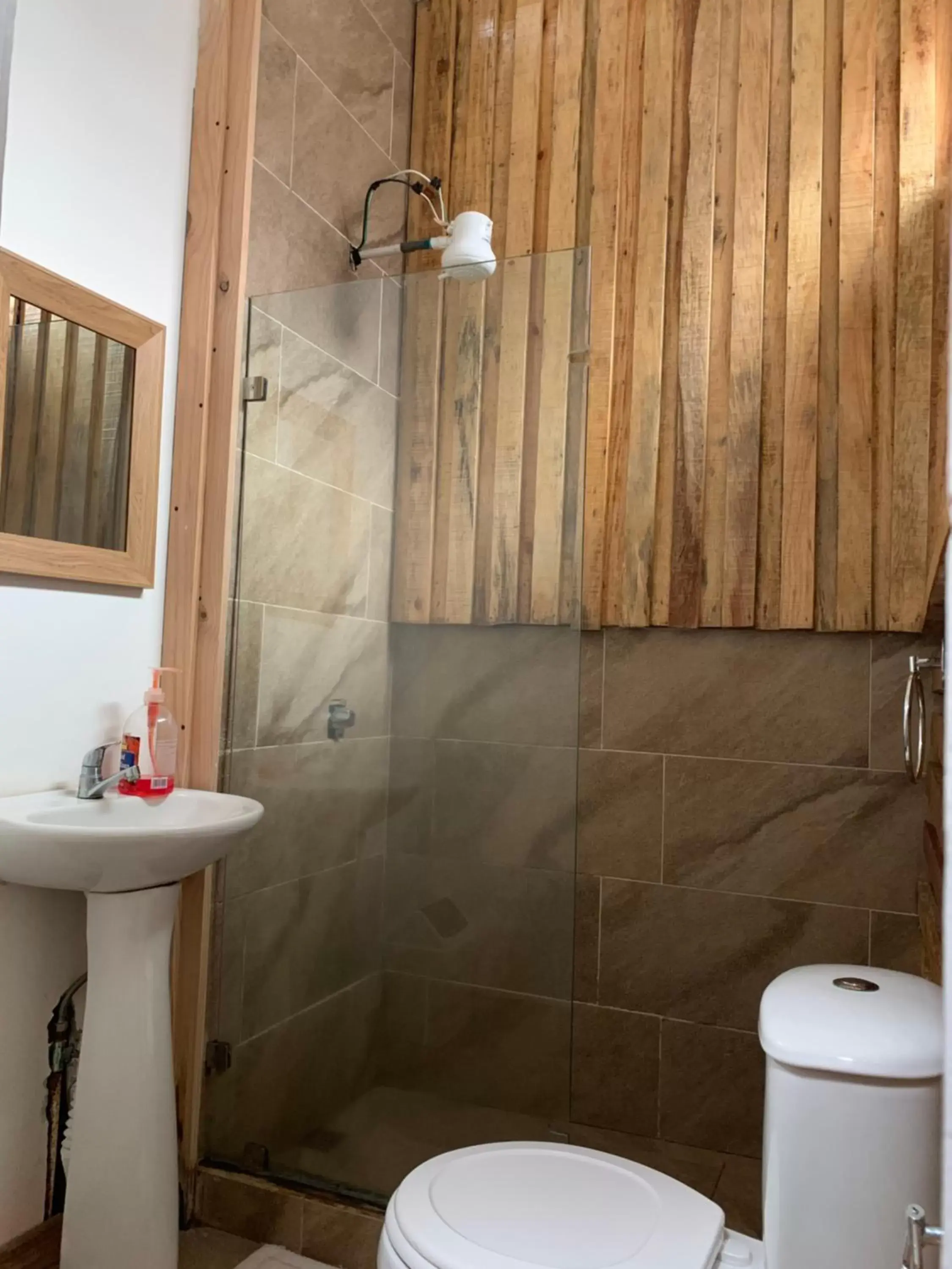 Toilet, Bathroom in Hotel Cortez Azul