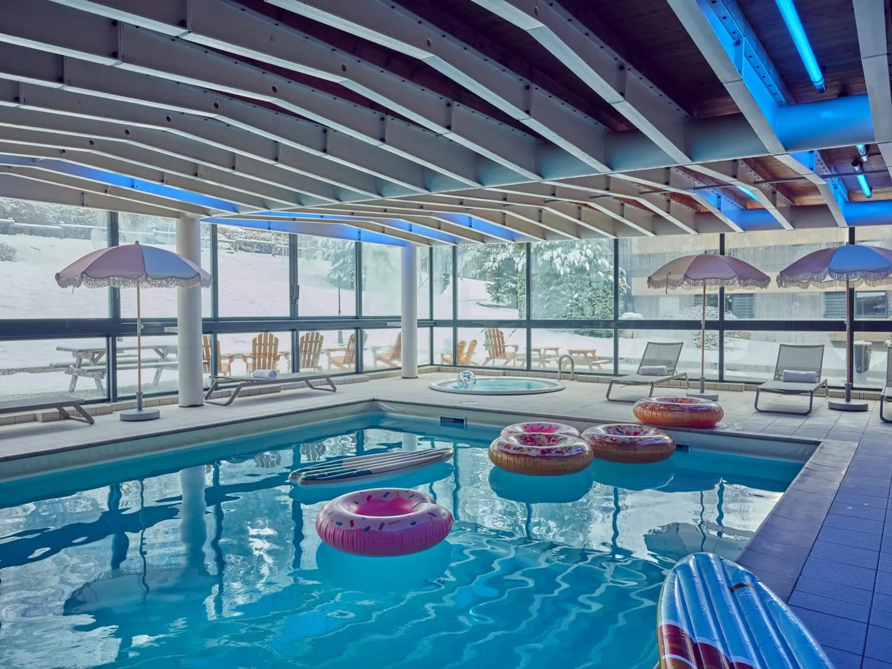 Swimming Pool in Wanderlust Hotel Chamonix