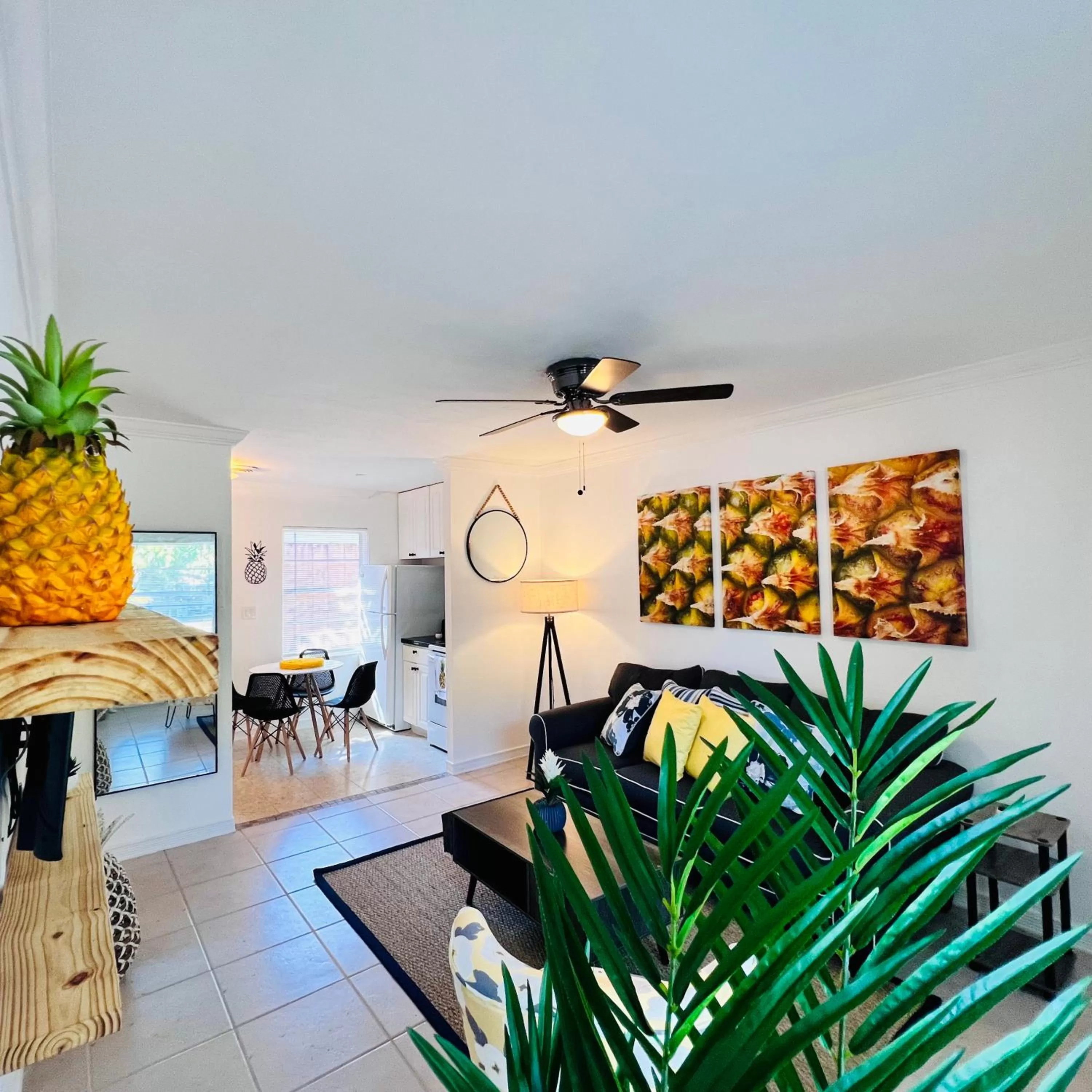 Living room in CocoBay 2BR Condos Near Beach, Galleria Mall, Wilton Manors, Cruise Port