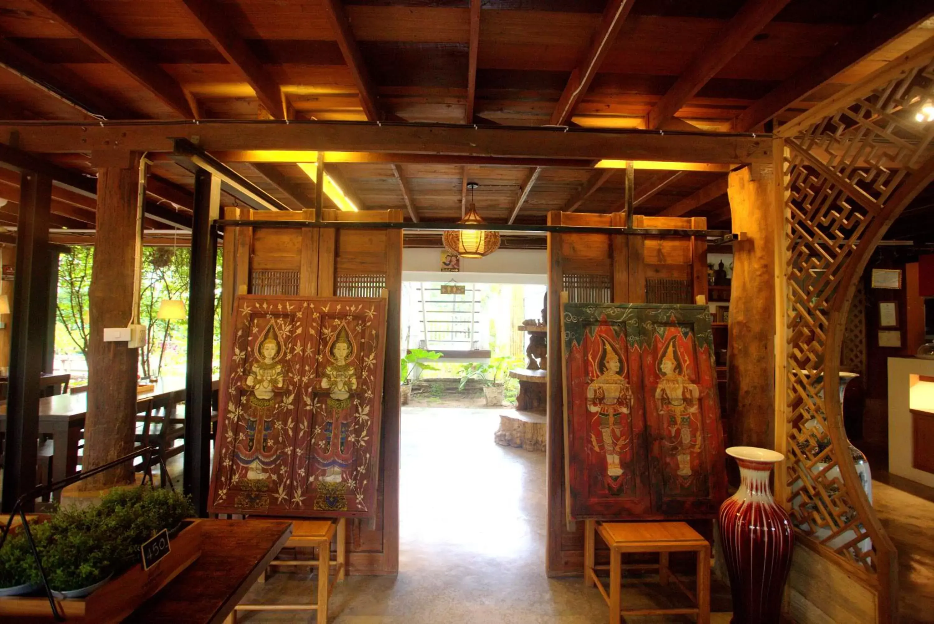 Lobby or reception in Tharaburi Resort Lobby or reception in Tharaburi Resort