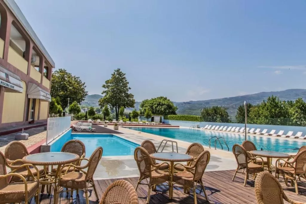 Patio in Hotel Columbano