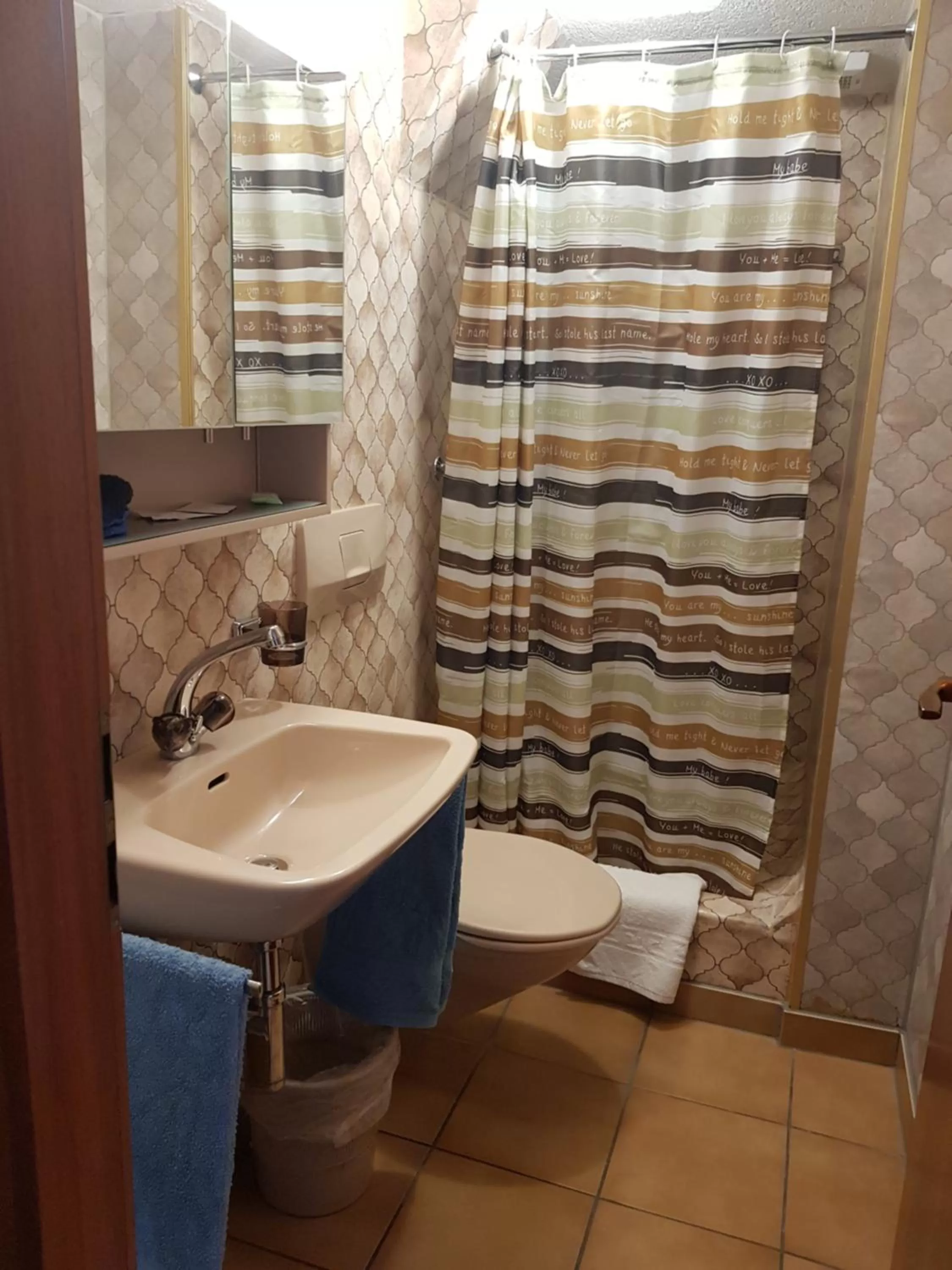 Bathroom in Garni-Hotel Mühletal