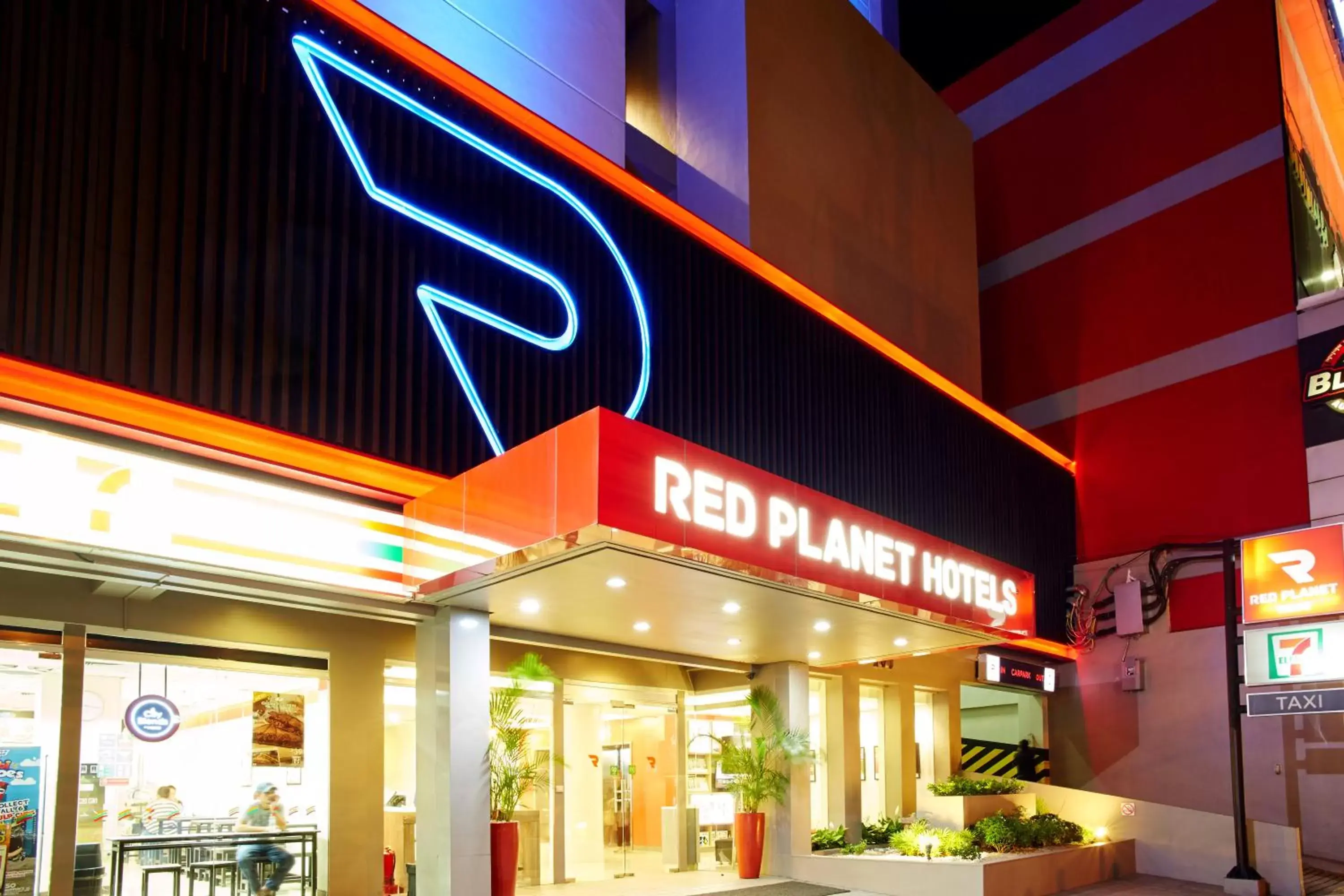 Facade/entrance in Red Planet Quezon City Timog