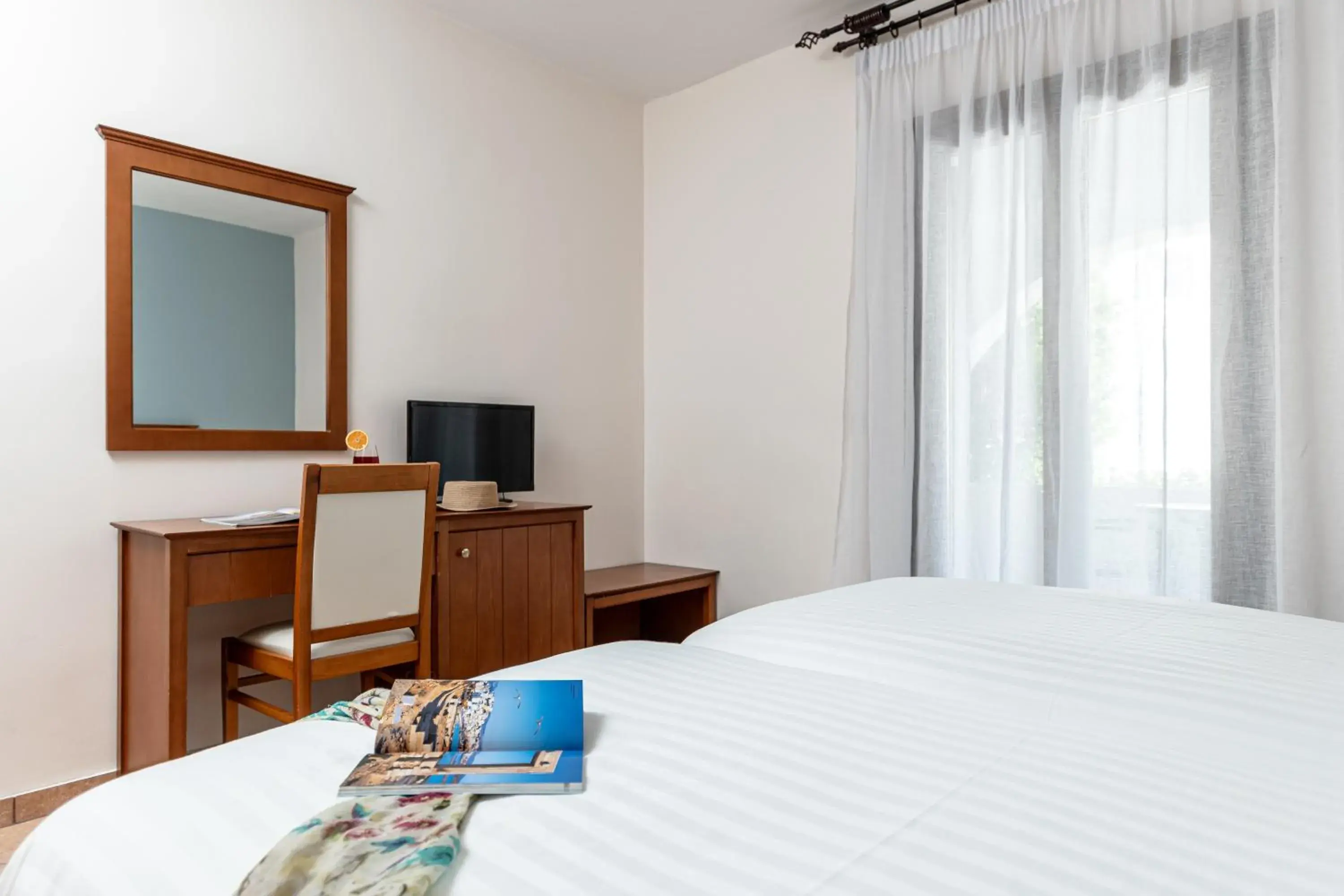 Bed in Naxos Resort Beach Hotel