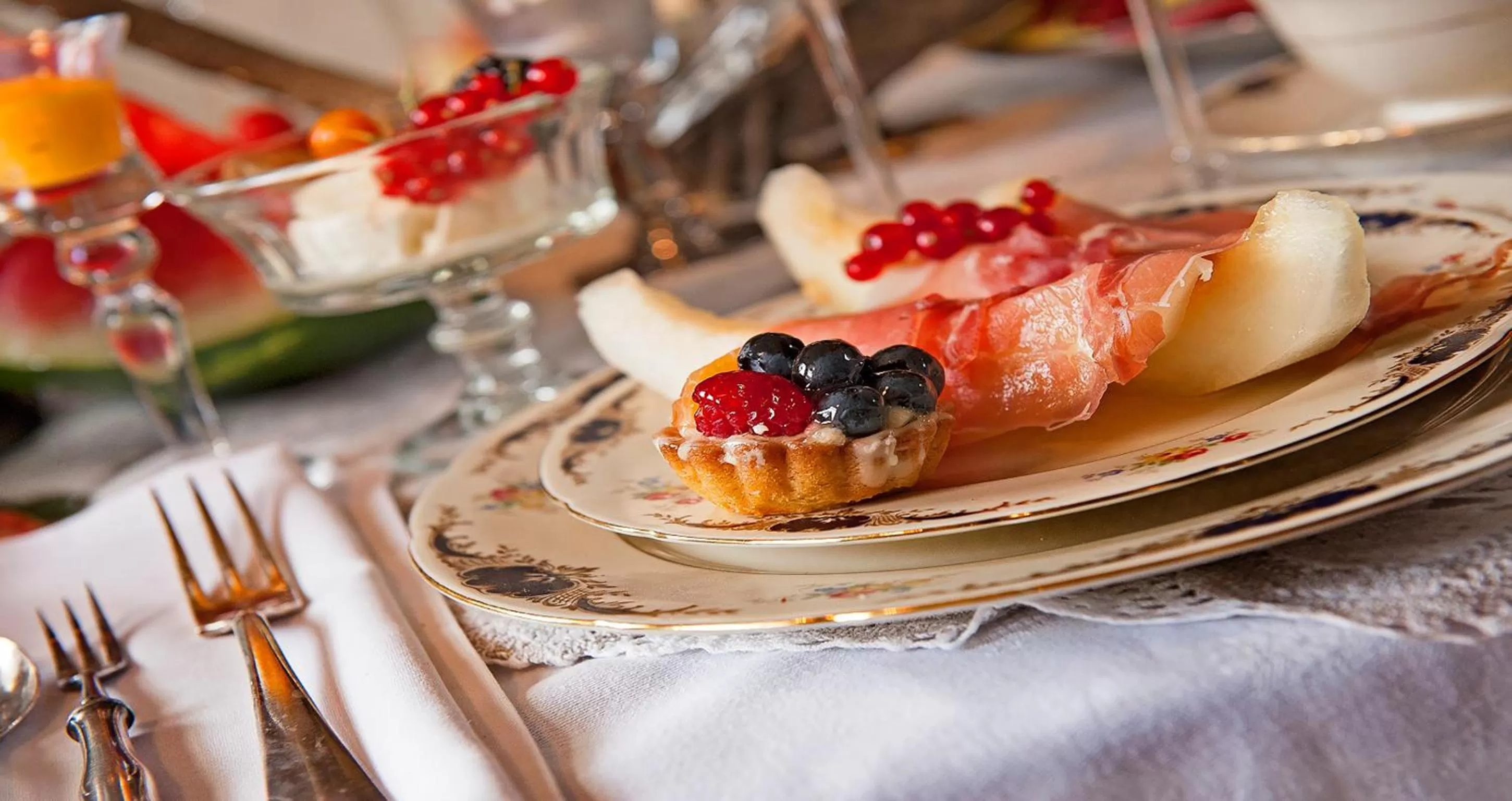 Food close-up in Breitner House