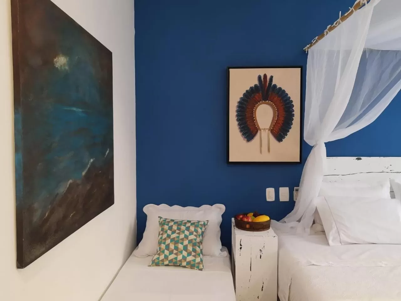 Bed in Magias de Paraty Ecopousada