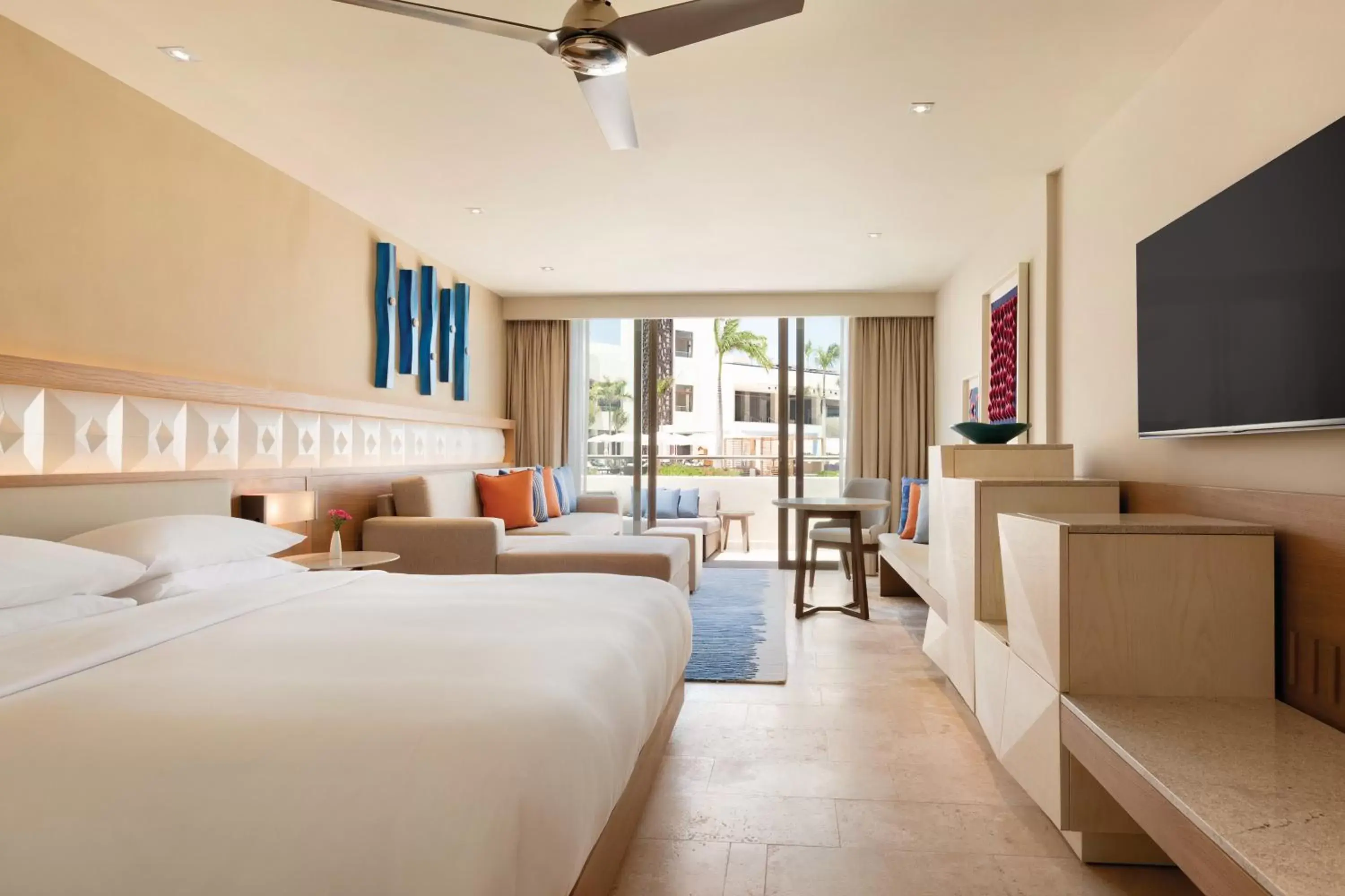 Master Double Room with Sofa Bed and View in Hyatt Ziva Cancun
