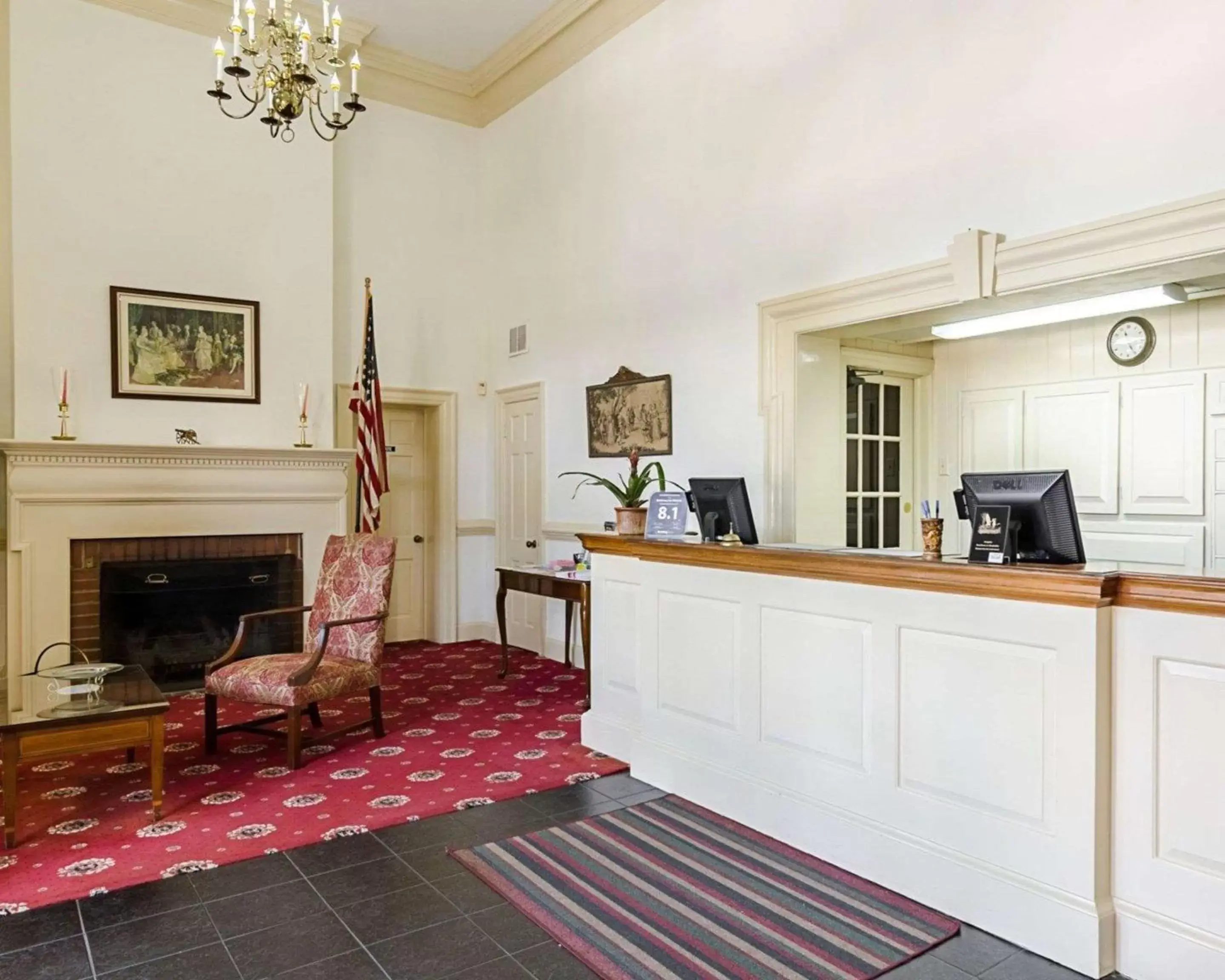 Lobby or reception, Lobby/Reception in Rodeway Inn Historic