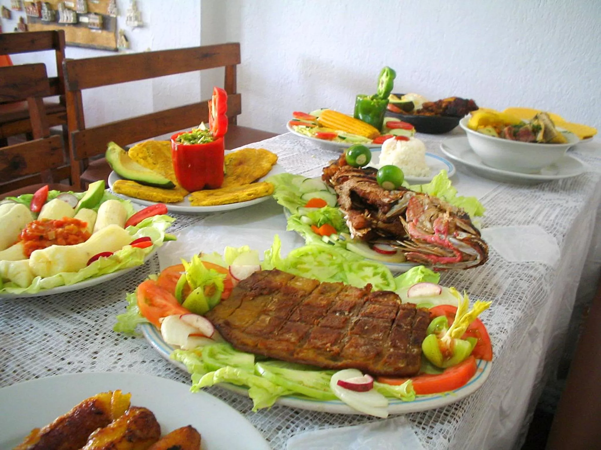 Food and drinks in Hotel Casa Vieja