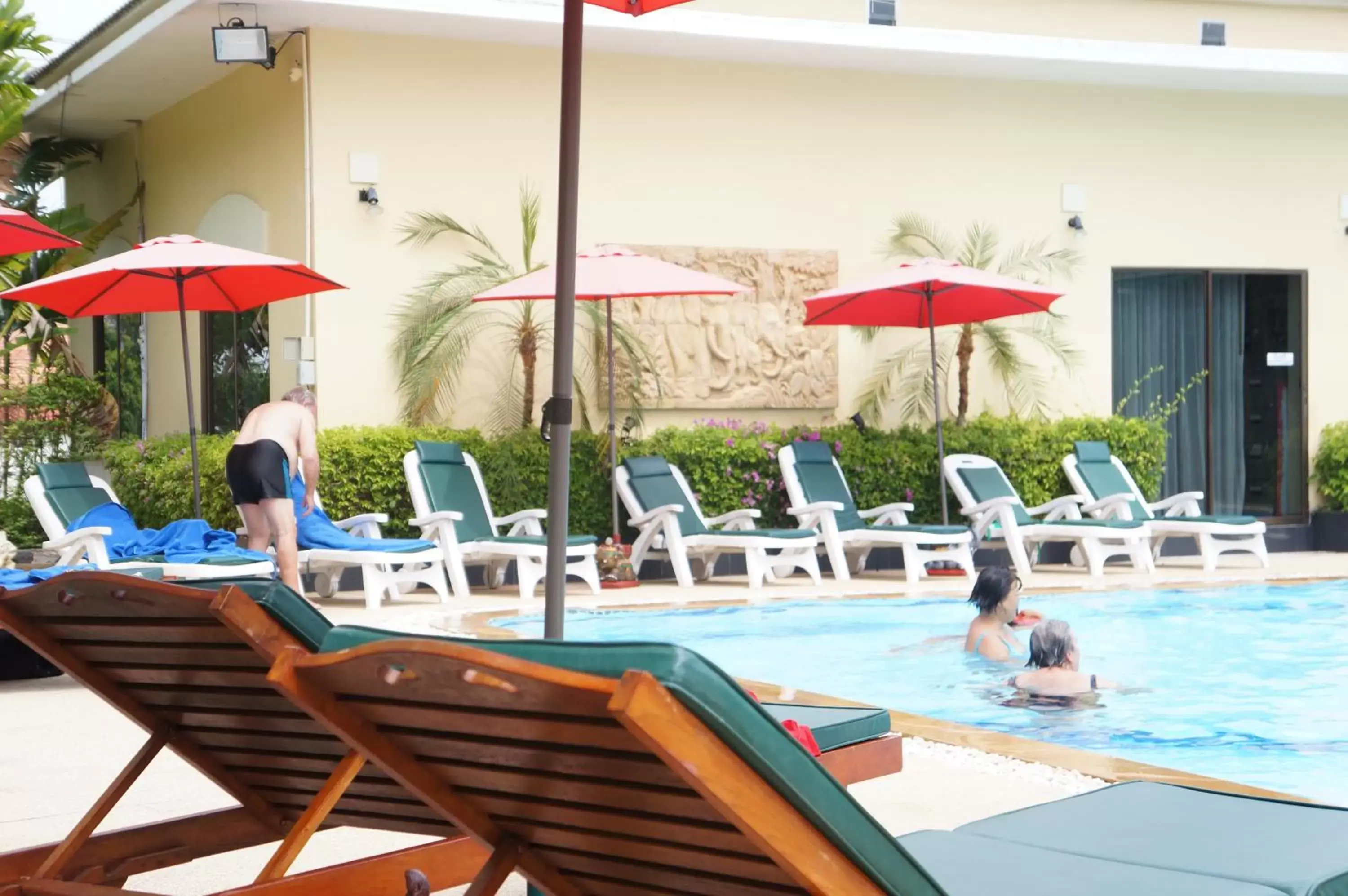 Swimming Pool in The Oriental Tropical Beach at VIP Resort