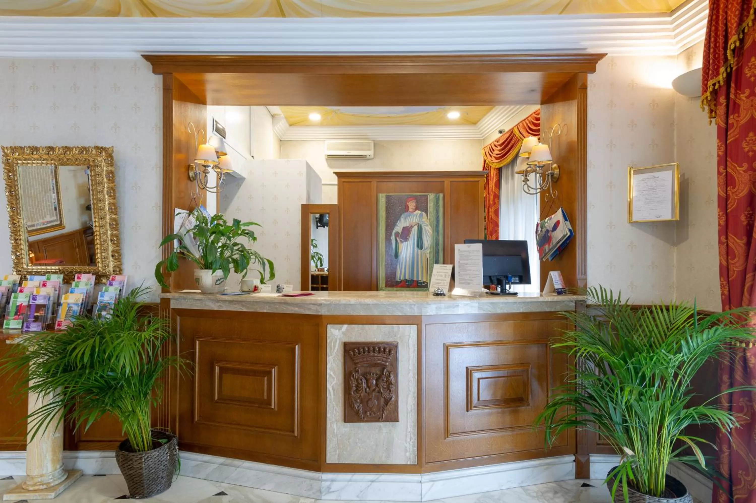 Lobby or reception in Hotel Boccaccio