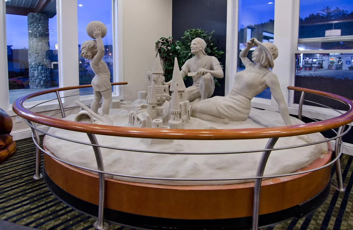 Decorative detail in Pacific Reef Hotel & Light Show